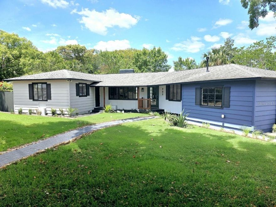 Welcome to this beautifully renovated 2025 corner-lot pool home in the heart of Downtown Mount Dora. This contemporary residence has been thoughtfully redesigned to blend historic charm with modern style, offering a spacious open floor plan filled with natural light from large picture windows and anchored by a cozy fireplace. The brand-new kitchen is a showpiece, featuring custom cabinetry, quartz countertops, stainless steel smart appliances, a striking backsplash, and a waterfall island that makes entertaining effortless. Throughout the home, waterproof luxury vinyl flooring and modern baseboards create a clean, polished look, while the two remodeled bathrooms showcase floating vanities, walk-in showers, and sleek fixtures that elevate everyday living. Step outside to enjoy your private pool and the convenience of being just blocks from the public boat ramp, Lighthouse Park, and the scenic Dora Canal. The location is unbeatable, with festivals, shops, waterfront dining, and entertainment all within a few blocks, making this home ideal for anyone seeking the vibrant Mount Dora lifestyle. Looking for a long-term lease? This property offers both comfort and opportunity in one of Florida’s most desirable towns. Schedule your showing today and experience the perfect balance of modern living and historic charm in Mount Dora.