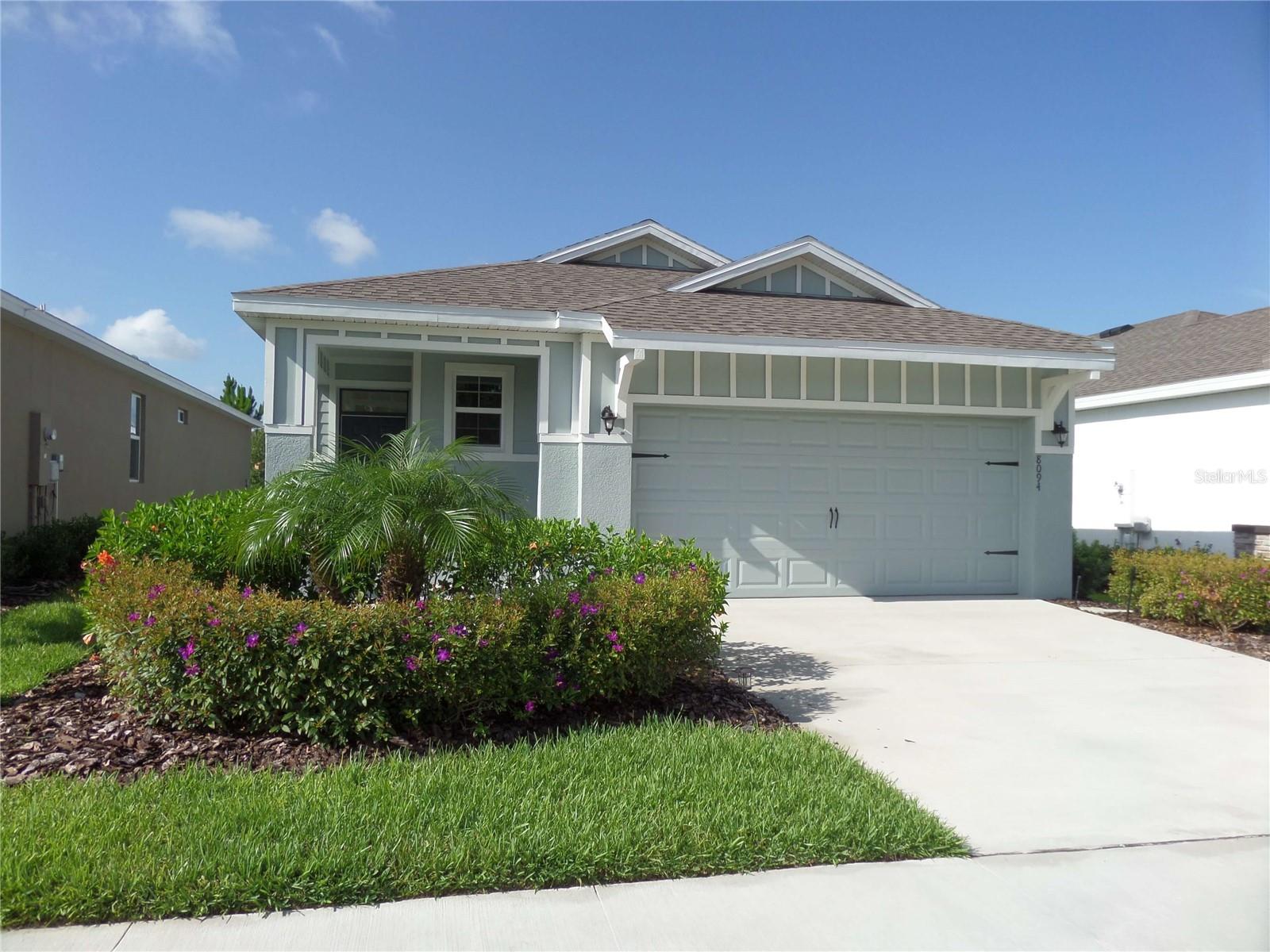 Newer house conveniently located to The Villages, shopping, restaurants, and nightly live music and dancing. Open concept kitchen with exquisite granite island and countertops with tall cabinets, flows into the great room and dining room. All flooring is tile work, except the bedrooms. The sliding-glass-door lets the light in, and the lanai with waterproof flooring offers a gorgeous area to enjoy morning coffee or tea, or enjoy the evenings. You have upgraded stainless appliances to include all that you expect: 29 cu ft. stainless refrigerator, range, microwave, dishwasher, disposer, etc. Master bedroom and two secondary bedrooms are masterfully situated plus premium washer and dryer for ultimate convenience. Convenient to The Villages town squares for live music and dancing with open bar every night, and all that is there in Central Florida to enjoy. *** NO AGE-RESTRICTIONS. *** Lease terms 12-month lease tenant pays $134 per month for internet, cable TV, grounds maintenance, lawn maintenance as added rent. 2-car garage *** Tenant requirements are as follow: ... Minimum verified gross income 2.5 to 3 x rent ... Deposit equals one month rent ... No violent background ... No car repossessions ... No evictions on record ... Good credit (land-lord approval) ... Pets welcome (pet fee & rent applies). ... No application fee (you pay the credit reporting agency $26± per applicant); $125 Admin fee at lease signing ... No smoking on property. Rental unit will be removed from market upon tenant signing lease and full payment. Apply Online. ***