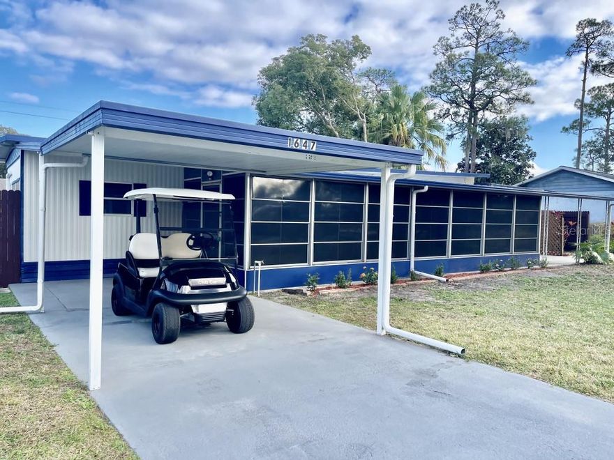 This is a move in ready mobile home.  It has been completely renovated.   This is a 3 bedroom 2.5 bath mobile home with no HOA and you own your land.  It is completed gated in the back for any pets and privacy.  This mobile home is near Trout Lake boat ramp on the beautiful Alligator Chain of Lakes.  This home has a new refrigerator, stove, kitchen and bathroom countertops and 3 brand new energy efficient mini split a/c units throughout the mobile home.  The roof has been coated with Lanco roof coating. There is carport for parking and a 10X12 Shed to hold all your tools and fishing gear.  With it's convenient location to boating, fishing, and year round outdoor recreation, this home is perfect choice for a winter retreat, full-time residence, or strong investment opportunity. Make your appointment to see it today. 2009 Club Car Golf Cart - negotiable with property sale only. Golf cart in great shape and in working condition.