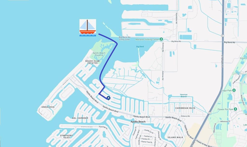 Photo of 6510 Abaco Drive, Apollo Beach, FL 33572 (MLS # TB8463893)