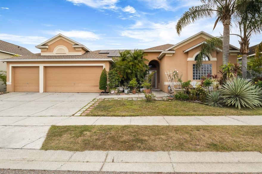 Solar-powered pool home near Disney! This spacious 4-bedroom, 3-bathroom home sits in the heart of Central Florida, just minutes from Walt Disney World and top Orlando attractions. Built in 2005, this move-in-ready residence features a new roof (2024) and solar panels for low utility costs and long-term savings.
Inside, enjoy an open-concept layout and a kitchen featuring granite countertops, designed for everyday living and entertaining. Step outside to your private screened pool and spa with an upgraded deck, your own backyard retreat perfect for Florida living year-round.
Additional highlights include a 3-car garage and generous storage. Located in a sought-after Davenport community with easy access to I-4, shopping, dining, and world-class theme parks. Ideal as a primary residence or an investment property with strong vacation rental potential given the proximity to Disney.