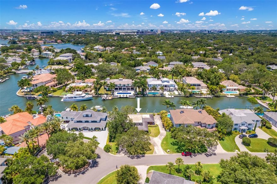 Waterfront Lot available in the exclusive gated community of the highly sought after Luxury Community of Culbreath Isles. 105 feet of water frontage on a Grand Canal! Approximately .34 acre lot.  Ideal location to build your dream home! Currently has a 1969 built home on the sight.