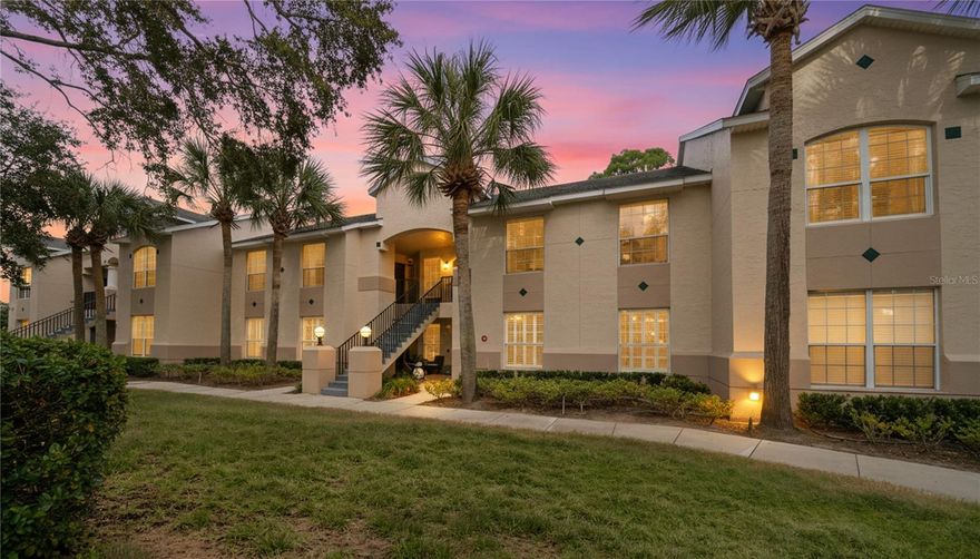 Updated and move-in ready, this beautifully refreshed second-floor condo offers stunning lake and golf course views in a prime St. Augustine Shores location. Soaring cathedral ceilings and a spacious split floor plan create an open, airy layout ideal for everyday living. Recent upgrades include new bathroom vanities and fixtures, brand-new kitchen appliances, granite countertops, fresh neutral interior paint, and no carpet, with tile and LVP flooring throughout.

The enclosed lanai provides flexible living space, perfect for enjoying the scenery year-round with windows and air conditioning. A private exterior storage closet just outside the unit is ideal for beach gear, pool items, or golf clubs.

Located in The Greens at St. Augustine Shores, residents enjoy access to a pool, hot tub, tennis courts, fishing dock, playgrounds, walking trails, and parks. The community is known for its peaceful setting, scenic landscapes, and miles of paved walking and biking paths.

Conveniently situated just 15 minutes from Historic Downtown St. Augustine, 10 minutes to I-95, the beach, and medical facilities, and 5 minutes to schools, grocery stores, and restaurants. Golf course access is just steps away.

Monthly condo dues include water, sewer, trash, basic cable, exterior maintenance, pest control, and the master insurance policy.

All information pertaining to the property is deemed reliable, but not guaranteed. Information to be verified by the Buyer. Be advised that cameras may exist recording audio and video inside/outside the property, such as ring doorbells. Photos are digitally enhanced and could be altered, please verify.