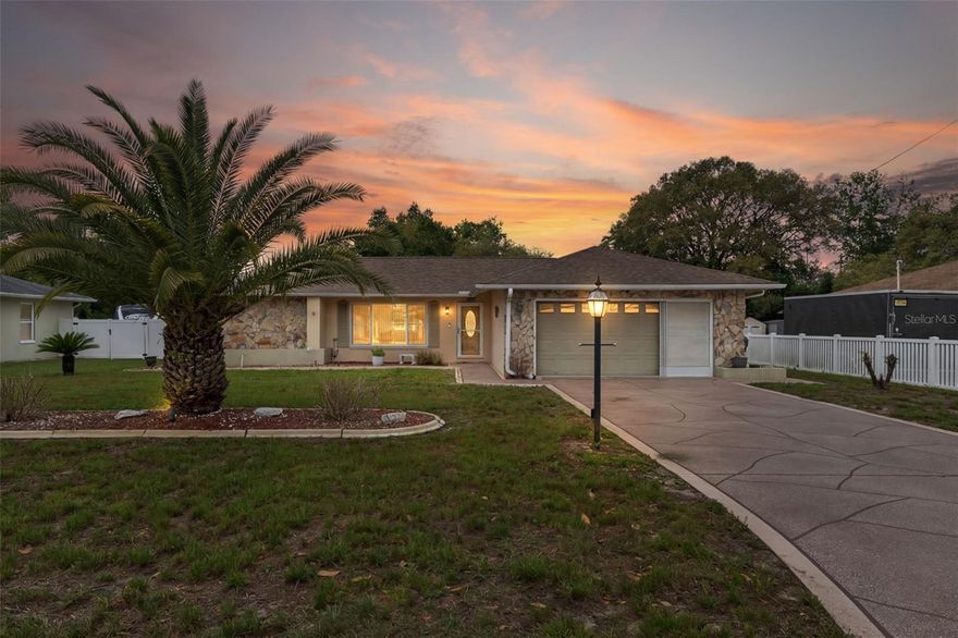 Beautiful POOL & SPA home featuring 3 bedrooms, 3 bathrooms, and a 2-car garage, designed for comfortable living and effortless entertaining. Enjoy true Florida lifestyle with a spacious screened in lanai and in-ground pool & spa, perfect for entertaining family and friends, along with both a spacious living room and separate family room. The home boasts hardwood floors, a formal dining room, and a well-appointed kitchen with two pantries and newer appliances. The private primary suite includes a walk-in closet and bathroom. Recent upgrades such as newer doors and windows.  A privacy fence surrounds the property, hurricane shutters, and the prime location offers convenient access to shopping, dining, and everyday essentials. Easy show, schedule an appointment to view this home today!