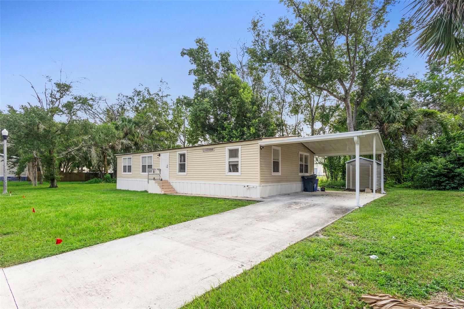 INVESTORS!!!! CASH-FLOW AIRBNB PROPERTY. No HOA 1985 manufactured home in Lake Kathryn Park in Casselberry. Location, Location, Location. Updated bathrooms and kitchen with granite countertops, wood shaker cabinets, luxury vinyl flooring throughout. Close to parks, schools, shopping. about 15 minutes to I-4 5 minutes to 17-92
