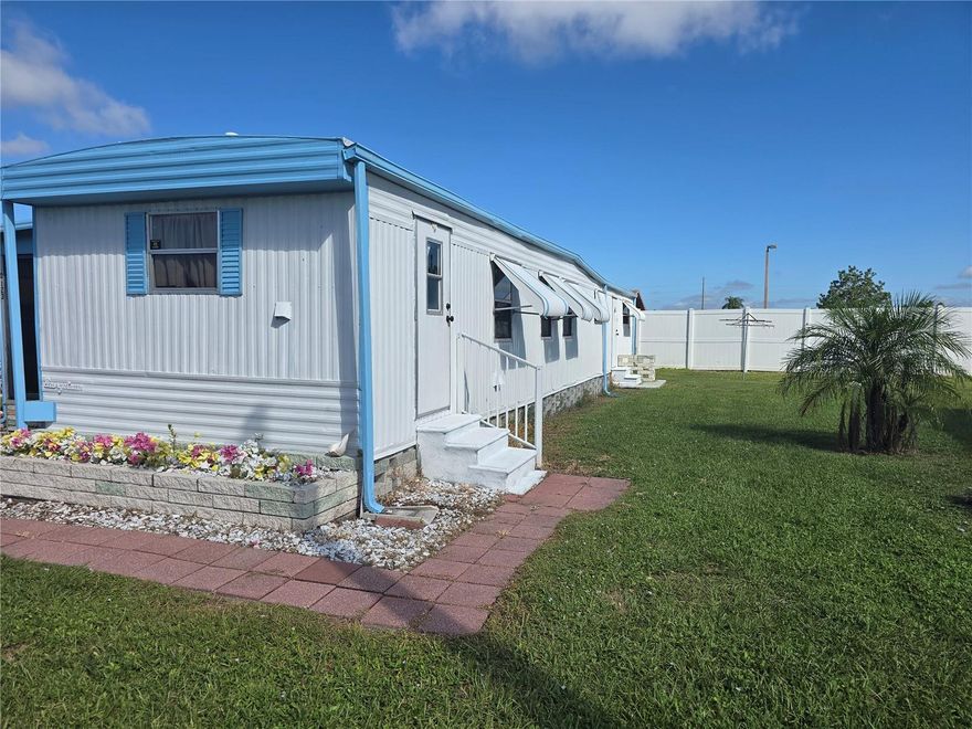 Welcome to Westwinds Village, a highly sought-after 55+ co-op community in Bradenton. This 2 bedroom, 1.5 bath manufactured home is tucked away on a quiet cul-de-sac with no through traffic. Recent updates include appliances, a new electrical panel with all new wiring, and a freshly screened lanai. The home just passed a 4-point inspection, confirming all major systems are in good working order. Westwinds offers an active Florida lifestyle with a beautiful heated pool, clubhouse with event hall and commercial kitchen, billiards room, shuffleboard and bocce ball courts, horseshoe pits, and an outdoor BBQ area. Conveniently located near shopping, dining, and medical facilities, with quick access to I-75 for an easy commute to Sarasota, Tampa, and Gulf beaches.