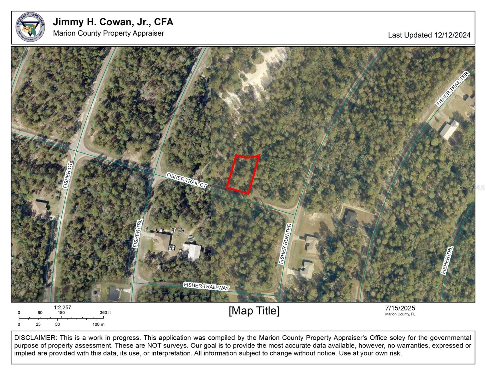 Buildable lot in up and coming area of Marion County. Lot to the rear is not buildable