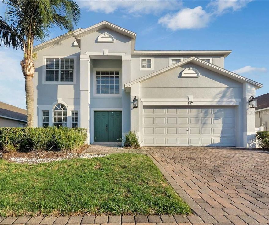 Welcome to the sought-after West Haven community! You'll be delighted by this recently renovated 2-story home featuring 4 bedrooms, 3.5 bathrooms, and a 2-car garage (currently used as a game room). The open floor plan is perfect for entertaining, with a formal dining area seamlessly connecting to the newly remodeled kitchen and family room, providing over 2,200+ sq ft of elegant living space filled with abundant natural light. Numerous recent upgrades, such as new pool equipment, a modern water system, updated bathroom vanities, new flooring, a 2021 roof, and more, enhance the property. Ideally located just outside Champions Gate and conveniently near major theme parks, including Disney World, this exceptional home is ready for its new family or savvy investor. Don't wait; schedule a viewing today!