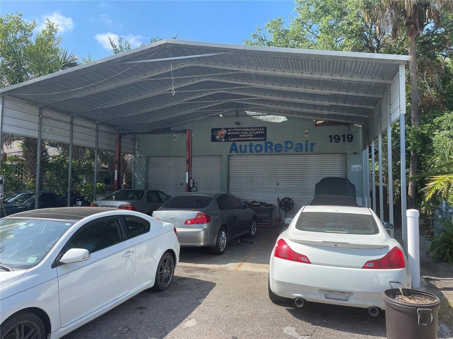 Situated in the bustling heart of West Tampa. This property offers an unparalleled opportunity for automotive businesses. Zoned Commercial Intensive (CI), this property is perfectly suited for an auto/boat repair shop, body shop, or vehicle service center. Real estate consists of 1,184 heated sq ft and 2,266 sq ft gross area. 4,750 sq ft lot. Property features a double door garage & separate entry door. Full bathroom with living quarters. Fenced in with 6 ft chain link fence. Tenant occupied with month to month lease. Close proximity to Raymond James, Midtown Development, University of Tampa, International Mall & Rome Yard Development. Within 15 minutes of Downtown Tampa, Tampa International Airport & everything Tampa has to offer.