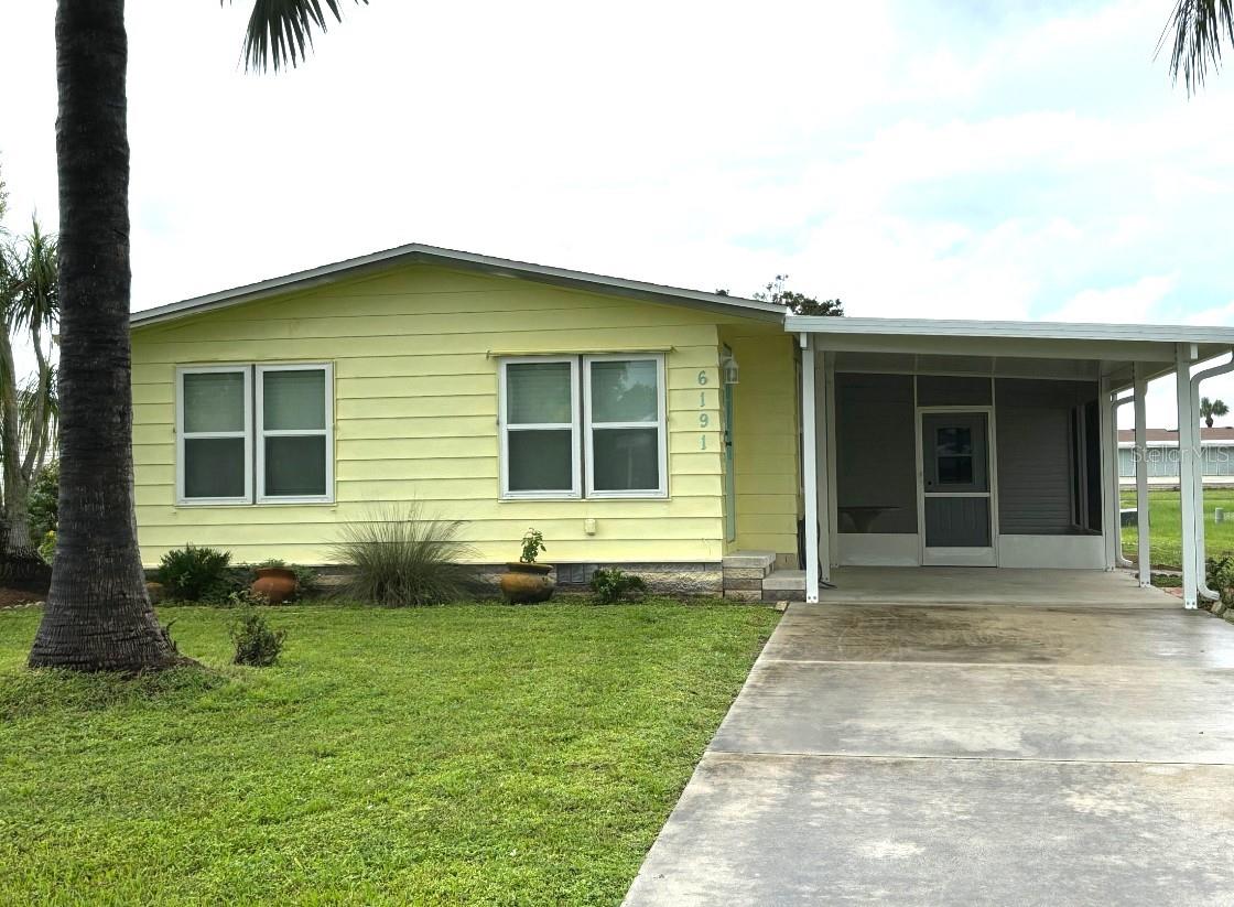 LOVE WHERE YOU LIVE WHETHER FULL TIME OR AS A WINTER RESIDENT!
THIS UPDATED HOME IN LEMON BAY ISLES HAS ALL THE BELLS AND WHISTLES.
YOU OWN YOUR LAND AND MOST OF ALL THERE ARE NO MONTHLY MAINTENANCE FEES.
THE SELLER HAS REMODELED AND UPDATED ALMOST EVERYTHING.
NEW ROOF 2023 AS WELL AS THE CARPORT, LANAI AND SHED.
FLOORS HAVE BEEN REPLACED WITH PLYWOOD SUBFLOORING.
NEW DRYWALL. WAIT UNTIL YOU SEE THE REMODELED KITCHEN WITH STAINLESS STEEL APPLIANCES. PLENTY OF CABINETS AND COUNTERTOPS. BOTH BATHROOMS HAVE BEEN UPDATED. WAIT THERE IS MORE. VAPOR BARRIER REPLACED. NEW BLINDS.
THE WINDOWS WERE UPDATED ABOUT 5 YEARS AGO AND HOT WATER HEATER 4 YEARS AGO. WASHER/DRYER ARE INDOORS.
YOU WILL HAVE TO SEE FOR YOURSELF ALL OF THIS.
NICELY FURNISHED AND TURNKEY. IF YOU WANT TO RENT OUT YOUR HOME THERE IS NO OWNERSHIP WAIT REQUIREMENTS.
PET FRIENDLY. GOLF CARTS ARE A WAY OF LIFE IN THIS DEED RESTRICTED ADULT COMMUNITY. LOCATED ON A QUIET DEAD END STREET.
MEMBERSHIP TO THE LAKESIDE CLUBHOUSE TRANSFERS WITH SALE. THE ANNUAL MANDATORY FEE IS JUST $600.
THE CLUBHOUSE HAS A SWIMMING POOL, SPA, PAVILION, SHUFFLEBOARD, PICKLEBOARD, TENNIS, EXERCISE CLASSES, DINNER DANCES, THEMED PARTY'S, POT LUCKS, CARDS, CRAFTS AND ENTERTAINMENT.
THE LOCATION IS NEAR THE BEACHES, PUBLIC GOLF COURSES, PUBLIC BOAT RAMPS, SHOPPING AND MORE.
SELLING AS-IS, SUBJECT TO BUYER'S APPROVAL.
ALL INFORMATION IS DEEMED CORRECT AND RELIABLE, BUT BUYER/BUYER'S AGENT SHOULD CONFIRM.