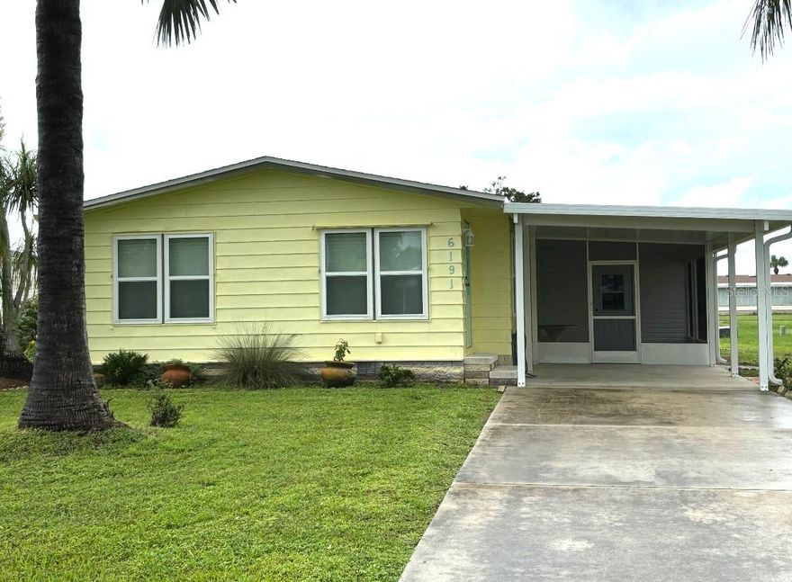 LOVE WHERE YOU LIVE WHETHER FULL TIME OR AS A WINTER RESIDENT!
THIS UPDATED HOME IN LEMON BAY ISLES HAS ALL THE BELLS AND WHISTLES.
YOU OWN YOUR LAND AND MOST OF ALL THERE ARE NO MONTHLY MAINTENANCE FEES.
THE SELLER HAS REMODELED AND UPDATED ALMOST EVERYTHING.
NEW ROOF 2023 AS WELL AS THE CARPORT, LANAI AND SHED.
FLOORS HAVE BEEN REPLACED WITH PLYWOOD SUBFLOORING.
NEW DRYWALL.  WAIT UNTIL YOU SEE THE REMODELED KITCHEN WITH STAINLESS STEEL APPLIANCES.  PLENTY OF CABINETS AND COUNTERTOPS.   BOTH BATHROOMS HAVE BEEN UPDATED.  WAIT THERE IS MORE.  VAPOR BARRIER REPLACED.  NEW BLINDS.
THE WINDOWS WERE UPDATED ABOUT 5 YEARS AGO AND HOT WATER HEATER 4 YEARS AGO.  WASHER/DRYER ARE INDOORS.
YOU WILL HAVE TO SEE FOR YOURSELF ALL OF THIS.
NICELY FURNISHED AND TURNKEY.  IF YOU WANT TO RENT OUT YOUR HOME THERE IS NO OWNERSHIP WAIT REQUIREMENTS.
PET FRIENDLY.  GOLF CARTS ARE A WAY OF LIFE IN THIS DEED RESTRICTED ADULT COMMUNITY. LOCATED ON A QUIET DEAD END STREET.
MEMBERSHIP TO THE LAKESIDE CLUBHOUSE TRANSFERS WITH SALE.  THE ANNUAL MANDATORY FEE IS JUST $600.
THE CLUBHOUSE HAS A SWIMMING POOL, SPA, PAVILION, SHUFFLEBOARD, PICKLEBOARD, TENNIS, EXERCISE CLASSES, DINNER DANCES, THEMED PARTY'S, POT LUCKS, CARDS, CRAFTS AND ENTERTAINMENT.  
THE LOCATION IS NEAR THE BEACHES, PUBLIC GOLF COURSES, PUBLIC BOAT RAMPS, SHOPPING AND MORE.  
SELLING AS-IS, SUBJECT TO BUYER'S APPROVAL.

ALL INFORMATION IS DEEMED CORRECT AND RELIABLE, BUT BUYER/BUYER'S AGENT SHOULD CONFIRM.