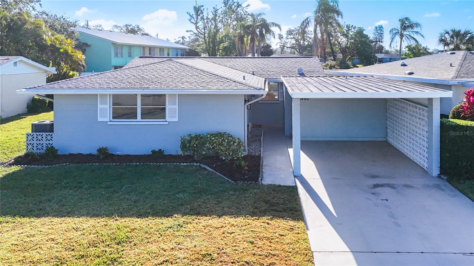 Must see this great deal! Gorgeous completely remodeled 2-Bedroom, 2 Bath, 1,429 sq ft home. This place is absolutely phenomenal, features include an open floor plan, brand new kitchen with stainless steel appliances, granite countertops, new cabinets, remodeled bathrooms with all new faucets, finishes and light fixtures, new laminate wood floors and new carpet throughout, freshly painted interior and exterior, private master suite with on-suite bathroom a stand-up shower. Exterior features a large backyard overlooking the water. The location of the home is ideal because it is super close to Siesta Key beach, one of the most beautiful beaches in the country and close to multiple shopping centers and restaurants. It's a must see!