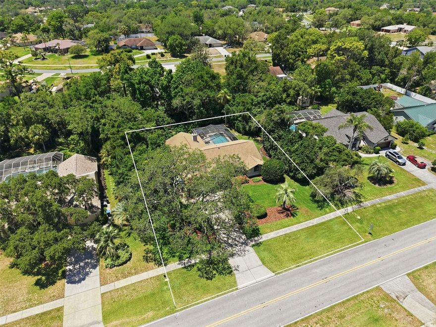 IMMACULATELY MAINTAINED!! VERY PRIVATE-FEELING OUTDOOR POOL AREA and BACKYARD!! MOVE-IN READY!! Highly desired East Linden Estates!! 4 bedrooms + 3 full bathrooms + fireplace + 2 car garage + private pool  large brick paver deck and screen enclosure + outdoor kitchen + large covered lanai + outside brick paver fire-pit with seating area + all nestled on a beautifully landscaped 1/2 acre lot!! Gorgeous outdoor living space, so private feeling -- you won't want to ever leave!! GREAT for entertaining family and friends or just enjoying your peaceful days on the lanai by the pool!!  NEWER ROOF JAN 2021! This is a large and spacious home with large windows and lots of natural light making this home feel light, bright, and spacious! 2,327 sq ft living space; 3,182 sq ft total! Split floor plan offers privacy for the master suite. The 3rd bathroom is also a pool bath!  

Close to everything!! Shoppes, restaurants, hospitals, schools...everything!! Less than 20 minutes to kayaking, paddle-boarding, and swimming with the manatees in the clear Weeki Wachee River or enjoying a day at Buccaneer Bay Water Park!! 25 minutes to the sunsets at Pine Island, boating and fishing!! Less than 5 minutes to the Suncoast Parkway for quick and easy access to Tampa International Airport and for all the fun that Tampa Bay has to offer!! 1 hour + to TOP US BEACHES!! 1.5 hours to Disney World and Universal Studios and all the theme parks!!
