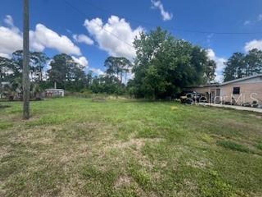Beautiful lot with a lot of potential, this property has 2 lots and are selling together. You can build in one lot or in both lots. Canal in the back connect with Lake Marion but canal needs to be cleared. A lot of new build and construction near by including shopping areas within 8 miles and a new Publix 4.4. electricity available, well needs pump and needs a new septic.