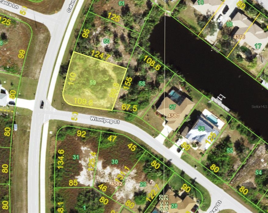 Oversized corner lot in the waterfront community of South Gulf Cove—perfect for your Florida dream home! Enjoy city water and sewer, an optional HOA, and access to 55 miles of canals via the community boat ramp, leading to Charlotte Harbor and the Gulf of Mexico.
This is a DOUBLE LOT opportunity—purchase alone or with the adjacent waterfront lot (MLS#D6144153), which offers 81.7 feet of canal frontage! South Gulf Cove features parks, walking paths, and a peaceful, fast-growing setting. Just minutes from Boca Grande, Englewood Beach, Gasparilla Island, and endless options for boating, fishing, shopping, dining, and enjoying Florida’s famous sunsets.