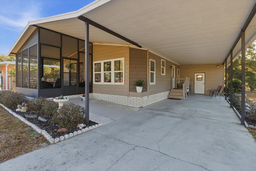 This 2-bedroom, 2-bath home features a stand-up shower. Roof new in 2016. Steps away from the heated Community Pool and Clubhouse. Home is fully furnished. All appliances. Las Brisas 55+ Community is your home away from home. Whether you live in Florida year-round or enjoy it for a season or two each year, this home is ready to welcome you. The home sparkles! Plus: Own your own land - and have a low HOA fee of just $80!! 90 minutes from the gates of Disney®. 75 minutes from Tampa International Airport. Fresh water lakes and the Gulf are all at your fingertips. Come find out why we call Citrus County, Florida, a Sportman's Paradise.