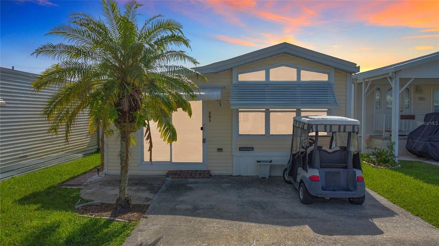 Priced to Sell! WATER VIEWS! Charming 2BR/1BA mobile home located in the highly desirable 55+ gated community of Outdoor Resorts. The back deck overlooks the canal that goes out to Lake Davenport. Great views and ideal for enjoying your morning coffee or evening wine. Perfect for seasonal or full-time living, this well-maintained home offers a comfortable retreat just minutes from Disney, shopping, dining, and major highways. Outdoor Resorts offers resort-style amenities including direct access to Lake Davenport, a free 9-hole golf course, heated pools, tennis and pickleball courts, a clubhouse, and planned community activities. Enjoy the convenience of low-maintenance living in a vibrant, active community. Ideal for snowbirds or year-round residents seeking a peaceful lifestyle with plenty of recreational options. Schedule your private showing today!