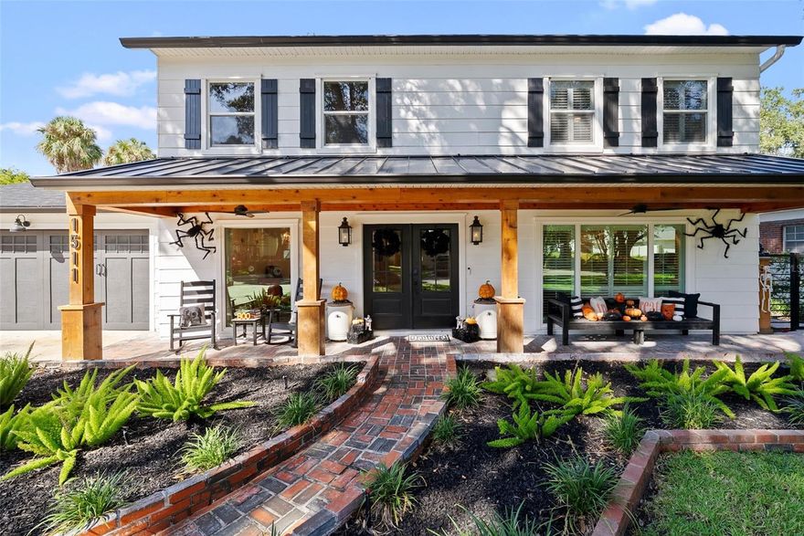 Tucked away on a quiet cul-de-sac in the heart of South Tampa, this reimagined modern farmhouse is where design and lifestyle intertwine. Beyond its classic façade lies a home that has undergone a complete transformation — a blend of timeless architecture and the art of modern living.
Step inside and feel the energy of open, sun-filled spaces that invite connection and creativity. Every room flows seamlessly into the next — from the welcoming front living area (perfect for cocktails and conversation) to the expansive family room that opens effortlessly to the outdoors. Whether it’s movie night, a dinner party, or a spontaneous Sunday brunch, this home adapts to every mood and moment.
At its heart is a brand-new chef’s kitchen and dedicated bar area that inspire culinary play. Outfitted with high-end GE Café appliances, a gas range, wine fridge, and generous cabinetry, it’s a space designed for both cooking and gathering. The adjacent flex room doubles beautifully as a creative studio, home gym, or vibrant workspace.
Slide open the doors and step into your own backyard retreat — a reimagined entertainment oasis. The sparkling pool shimmers beneath string lights, while the paver deck, outdoor kitchen, and gas fireplace set the stage for unforgettable evenings. Grill, gather, laugh, and lounge — this is where the best memories are made.
Upstairs, the private quarters balance tranquility with sophistication. The primary suite feels like a boutique escape with dual walk-in closets and a spa-worthy bath. Two guest suites share a chic Jack-and-Jill bath, and a third-floor retreat offers perfect privacy for guests, an au pair, an independent teenager or an artist in residence.
Completely move-in ready with new AC systems (2025), a newer roof (2023), new pool heater (2023), gorgeous landscape lighting (2022), newer lanai (2020), plus a 110V EV charger in the garage — every detail has been considered.
Within walking distance to Mabry, Coleman, and St. Mary’s schools, this home captures the art of living beautifully — where every corner invites you to entertain, create, and simply be.