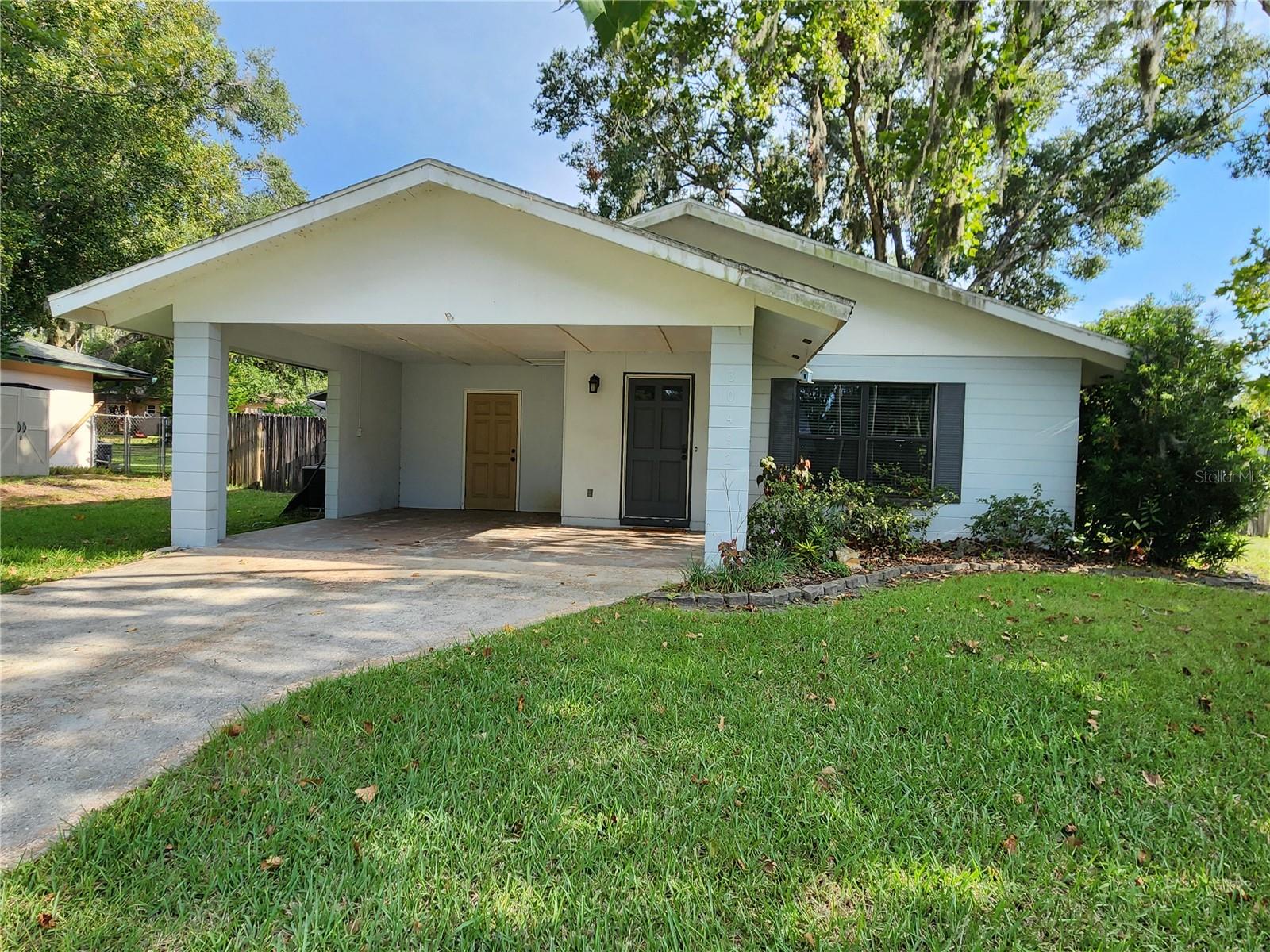 Why rent a 1 or 2 bedroom apartment when you can rent this home? Solid block constructed home with an open floor plan located on a large corner lot with privacy fenced back yard. Home features include inside washer and dryer hookups, blinds, energy efficient and quiet double pane windows, electronic door lock plus laminate and tile flooring for easy cleaning. Enjoy entertaining friends and the great Florida climate in the screen enclosed 20'x9' rear lanai. Very conveniently located less than 1 mile to grocery store, retail stores, restaurants, and motels. Enjoy over 20,000 acres of state recreation land with great hunting, hiking, canoeing, fishing, and camping. Or explore the Withlacoochee State trail (1 of FL's longest public trails) only 3 minutes away. Access I-75 in 2 minutes and enjoy an easy 36 mile commute to Tampa city limits. Just 43 minutes to Gulf beach or 58 miles to Disney World. Lease term is minimum of 12 months. NO PETS AND NO SMOKING. $50 application fee per adult, 1st month + $2500 deposit required to move in. Subject to satisfactory tenant background, credit, criminal, employment, and ID screening.