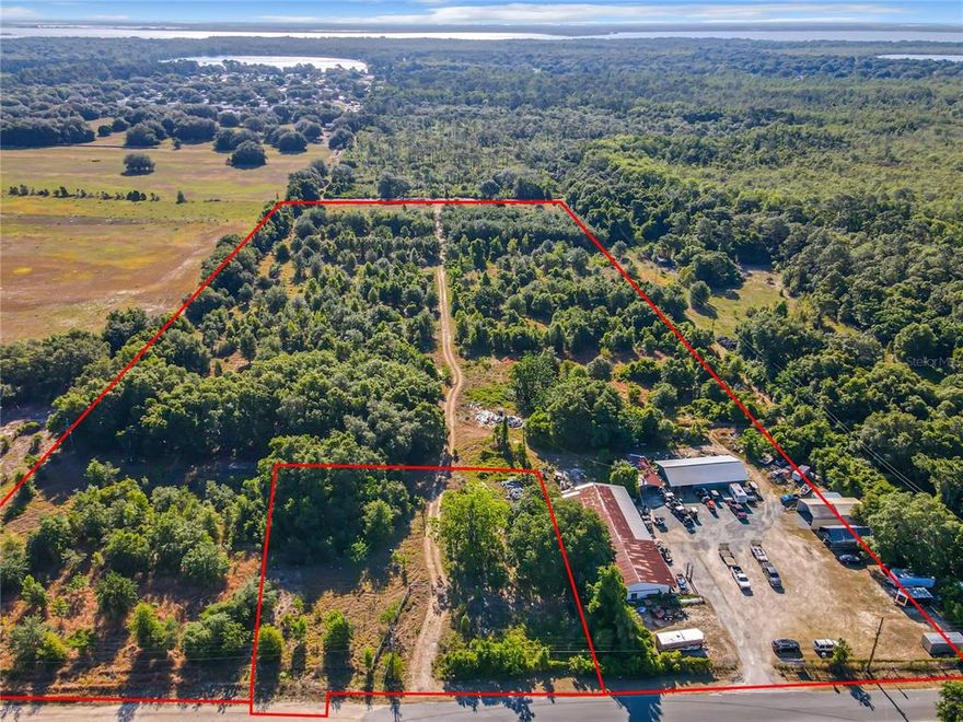 Great property with so many opportunities. Strategically located between Lady Lake/The Villages & Fruitland Park. Would make great warehouse/mini-warehouse development. Possible residential development as well, single family or multi-family. 3 older warehouses/barns are on property. Approximately 4000, 1800 and 880 square feet.