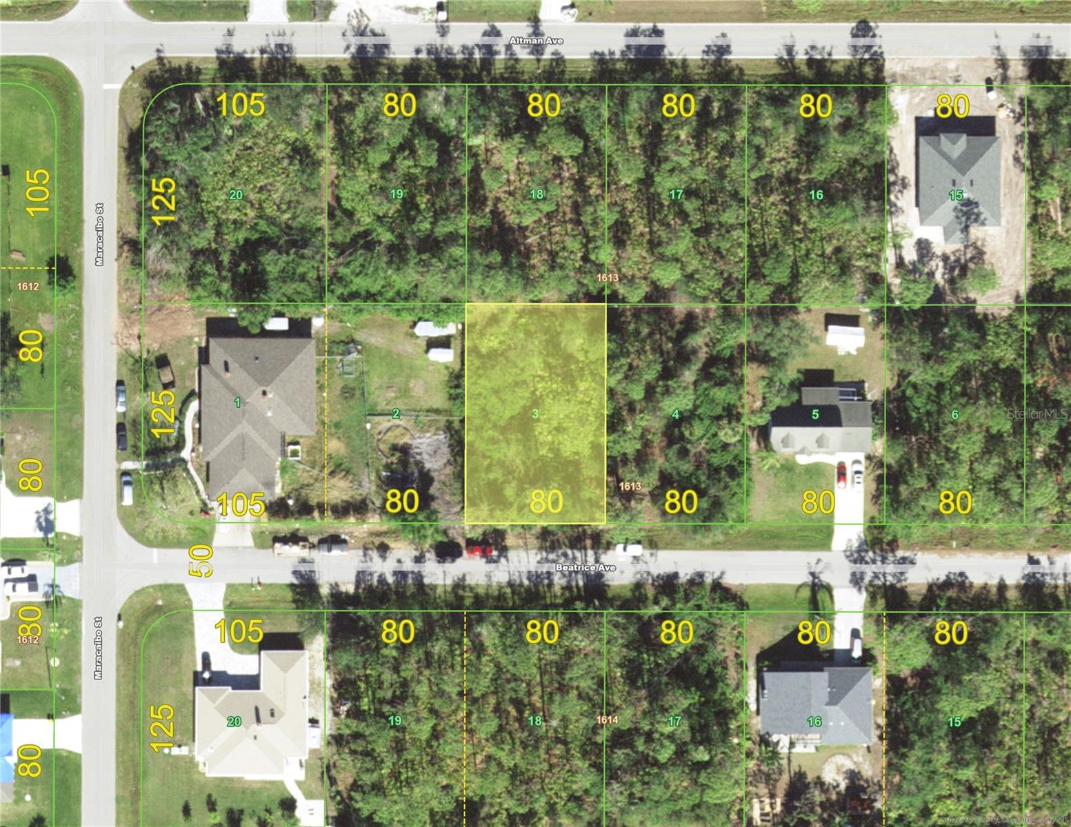 This is one of a pair of adjacent lots on Beatrice which are contiguous to another on Altman, all owned by the same owner. There is another owned by them across the street on Beatrice as well. All are located in a developing area near Peachland Promenades which offers shopping and lots of restaurants of all kinds. Additionally, you are near the Kings Highway exit 170 and Herald Avenue Recreation Center, so much to do and amenities abound in this growing community.