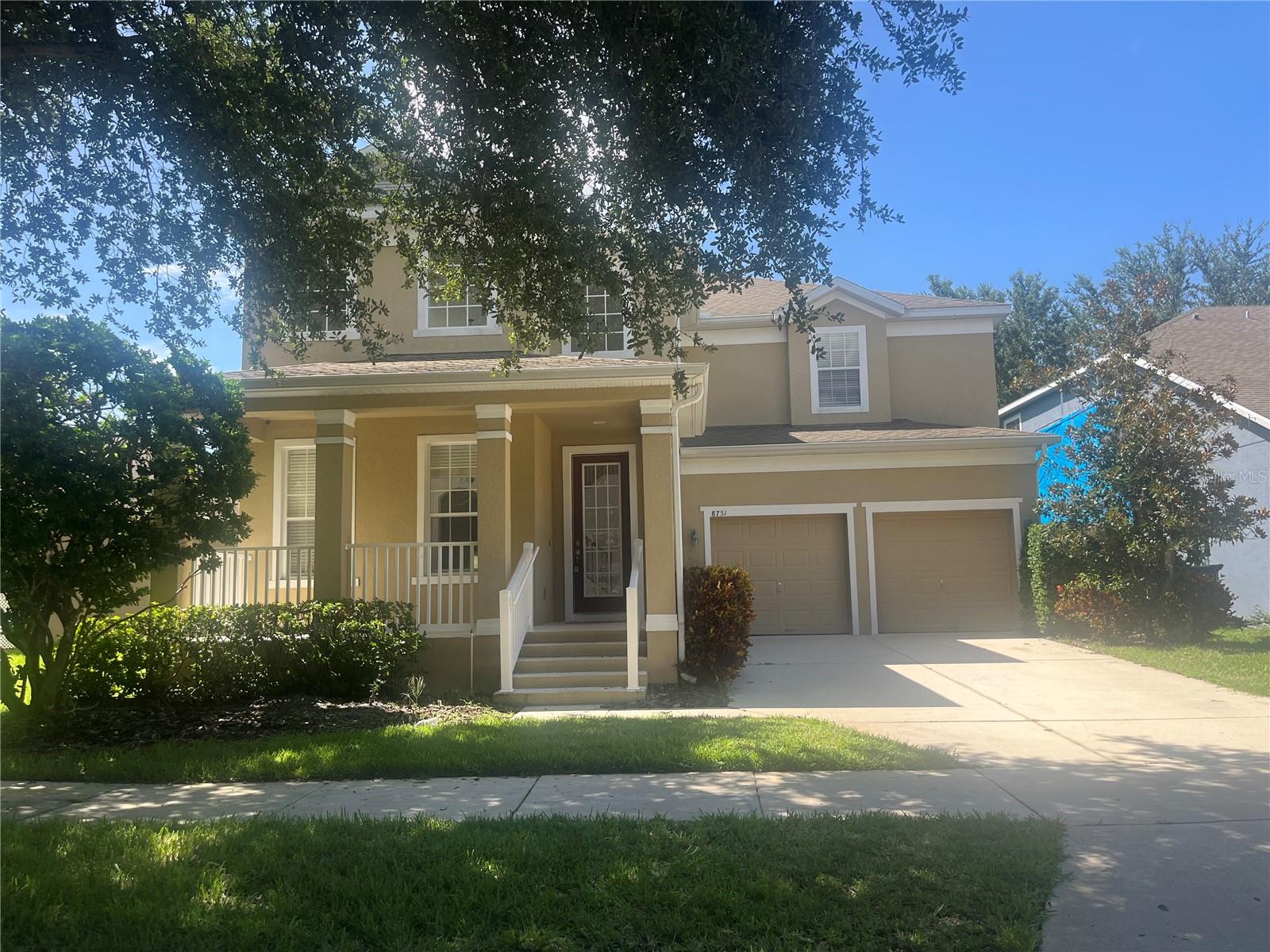 Beautiful two-story home located in the gated community of Water's Edge in Northlake Park at Lake Nona. This five bedroom, three bath, single family home has open floor plan with island kitchen, dinette with bay window and large great room. Butler's pantry is conveniently located between the kitchen and dining room. From the great room, walk out to the covered lanai with no rear neighbors. Upstairs is a huge master suite with walk in closet, master bath with dual sinks, garden tub and separate shower. There are three additional bedrooms, full bath and laundry room. Bonus room for family fun completes the second floor.
Also on the first floor is a fifth bedroom, that could also be used as den or office. Large attached two car garage.
New carpet throughout the house and newly painted.
Water's Edge offers many amenities including clubhouse, pool, tennis and basketball courts, dog park, playground and private boat ramp. As a resident, you also have a family membership at the nearby YMCA, which has sports programs and an additional community pool. Many scenic trails throughout the neighborhood.
The nearby schools are highly rated, including the elementary school in Northlake Park. Easy access to Medical City, VA Hospital, Orlando International Airport, US Tennis Association Campus, shopping, dining and entertainment.
Close to major highways, including FL417 and 528.