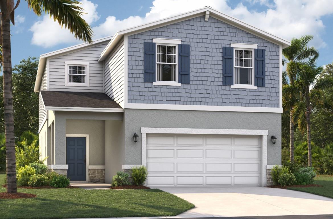 Under Construction. Immerse yourself in the unique charm of Watermark, where modern living blends with natural beauty. Our homes are thoughtfully designed with functional layouts, designer details, and open floor plans to meet your diverse needs. The neighborhood's location is incredible. Nearby parks like Manatee Cove Park, Fay Lake Wilderness Park, and Cocoa Riverfront Park offer natural wonders. Watermark is conveniently close to major highways (I-95, FL 528, and US-1), providing easy access to Orlando International Airport, downtown Orlando, and Walt Disney World Resort. Stay closer to home with Watermark's pool and cabana to relax and enjoy the Florida sunshine. Plus, you'll be just 15 minutes from Port Canaveral and the Kennedy Space Center. If that's not enough, the beach is less than 20 minutes away! Discover the perfect combination of modern living and coastal living at Watermark.
The Jensen offers a stylish open floor plan with ample storage space, perfect for all buyers. At the center of the home is a spacious great room with an adjacent dining area and a full kitchen with an oversized island and walk-in pantry. The main floor offers a covered lanai off the family room for enjoying the Florida sunshine. Upstairs, the owner's suite features a private bathroom with a walk-in shower and walk-in closet. Down the hall, you'll find three additional bedrooms that share a bathroom with double sinks and a spacious loft—the perfect space for endless entertaining or storage. The Jensen's impressive use of space makes this single-family home comfortable and efficient, with all the advantages of a Stanley Martin home.