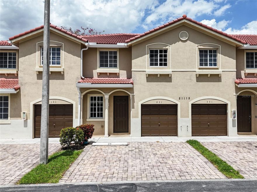 Welcome to this beautiful townhome community located in Miami Garden. The well-designed spacious home has 3 large bedrooms, w2-5 bathrooms with a 1 car garage. This well-kept home has been updated with fresh new interior paint, granite countertops, stainless steel appliances, new laminated wood floors on the second floor and ceramic tile on the first floor. This is a gated community with a children play area and community. Conveniently located on major highways, restaurants and entertainment.
This will not last long.