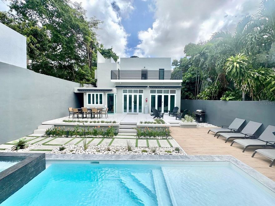 Exceptional luxury residence in the heart of Condado, Puerto Rico’s premier coastal enclave. Ideally located just moments from pristine beaches, top private schools, fine dining, boutique shopping, and renowned hotels, this property offers the perfect balance of lifestyle and investment appeal.

Designed with clean contemporary lines and elevated finishes, the home features open-concept living areas, soaring ceilings, and abundant natural light. Seamless indoor-outdoor flow creates an ideal setting for both refined entertaining and relaxed island living. The gourmet kitchen is appointed with premium appliances, custom cabinetry, and high-end finishes. Spacious bedrooms provide comfort and privacy, highlighted by a luxurious primary suite with spa-inspired bath and walk-in closet.

Private outdoor areas provide a lush, resort-style ambiance in one of Puerto Rico’s most sought-after neighborhoods. Whether as a primary residence, executive retreat, or high-end investment, this is a rare opportunity in a strong, high-demand luxury market.
