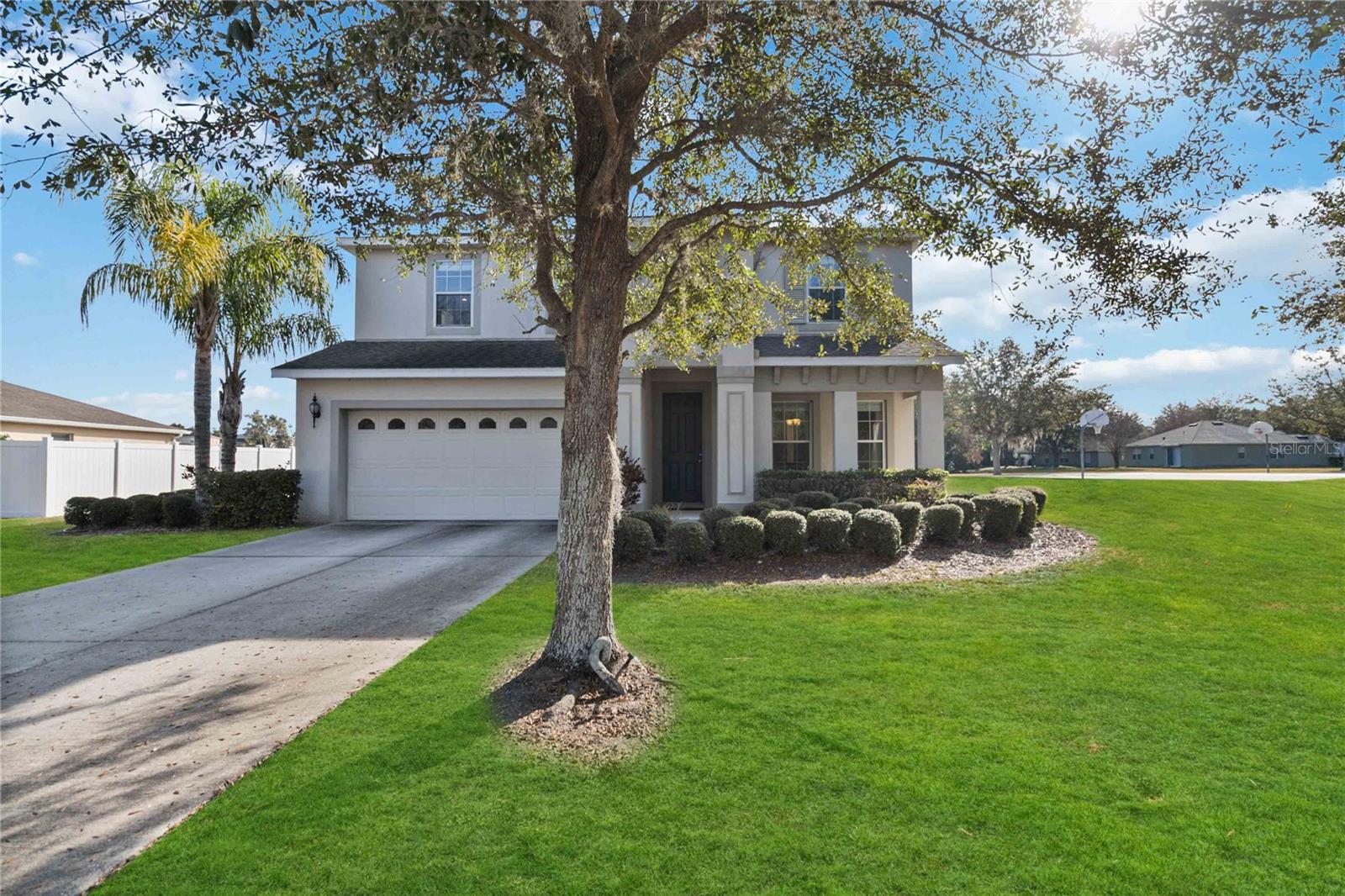 Buyer's ZILLOW financing fell through. Now is your opportunity to catch your dream home at 2016 Sanderlin Point Loop, Apopka, FL 32703. This stunning property, originally the builder's Santa Rosa model home in the Meadows of Maudehelen, is a showcase of both form and function. Boasting 2,539 sqft of living space, the house features three well-appointed bedrooms, two and a half bathrooms, and a range of high-end finishes.
Step inside to find a welcoming open floor plan that includes both formal and casual living spaces. The high ceilings enhance the airy feel of the home, adorned with 18"x18" ceramic tiles throughout the main living level. The formal dining room sets the stage for memorable meals. The kitchen, a chef's delight, is equipped with granite countertops, abundant 42" cabinetry, a center island, breakfast counter, stainless steel appliances, and a large pantry.
Adjacent to the kitchen, the bright morning Florida room, surrounded by windows, offers serene views and access to the lanai—perfect for relaxing or entertaining guests. The upstairs features a spacious loft area ideal for movies, games, or fitness activities. The primary suite, expansive at 18' x 15', includes an en-suite bathroom and an oversized walk-in closet, providing a private retreat within your home.
For your convenience, the upstairs laundry room is central to all bedrooms. A two-car garage provides ample space for vehicles and storage. Located near the community park and playground, this home offers both privacy and community amenities.
Nearby, enjoy easy access to schools, transportation, shopping, and the natural beauty of Lake Apopka Wildlife Drive, making this an ideal location for comfort and convenience. This property is more than just a house—it's a place to call home.