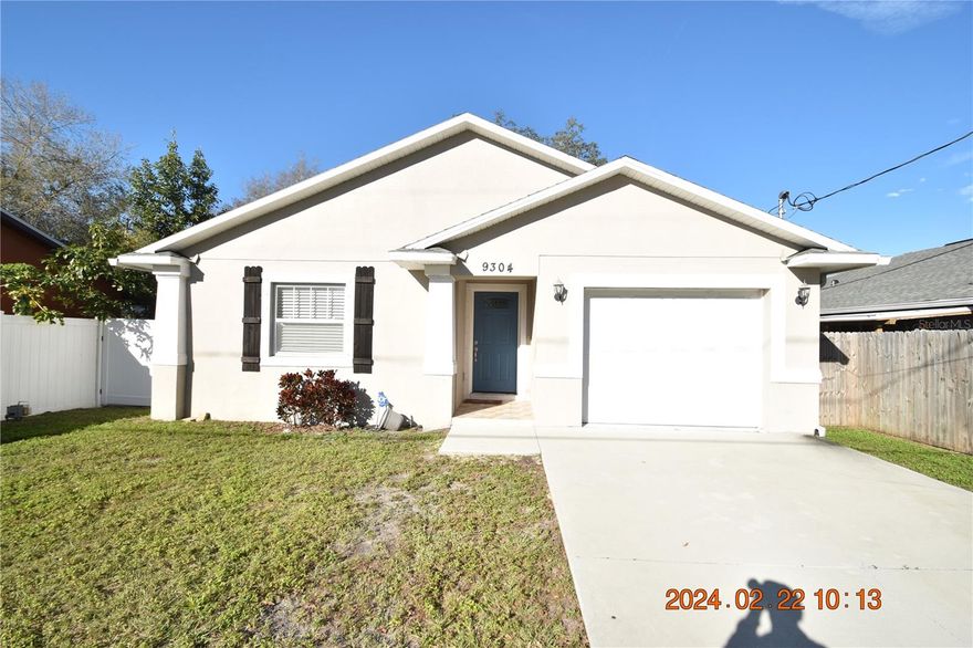 3 Bedroom 2 Bathroom Tampa Home with 1391 sq ft of living space.
ENJOY LOW ELECTRIC BILLS: home has solar panels!
Attached garage to keep your vehicle out of the Florida sun.
Open and bright floor plan with cathedral ceilings.
Wood-look tile in the main living areas is so stylish and easy to maintain.
The elegant kitchen features stunning granite counters and plenty of cabinet and counter space.
Kitchen appliances include side-by-side refrigerator, glass-top stove, microwave and dishwasher.
Master suite offers a private 3-piece bathroom.
Both bathrooms feature granite vanity top and subway tile in the tubs.
Window blinds let it just the right amount of light.
Ceiling fans will be sending you a cool breeze.
Central heat & air for to keep you comfy year round.
Washer and dryer INCLUDED for your convenience of course!
Convenient to shopping and dining, just 10 minutes to downtown Tampa with endless entertainment.
Utilities are separate and tenant responsibility. 
Lawn care is separate and tenant responsibility. 
DONT FORGET TO CHECK OUT THE FULL WALKTHROUGH VIDEO AT OUR WEBSITE!!