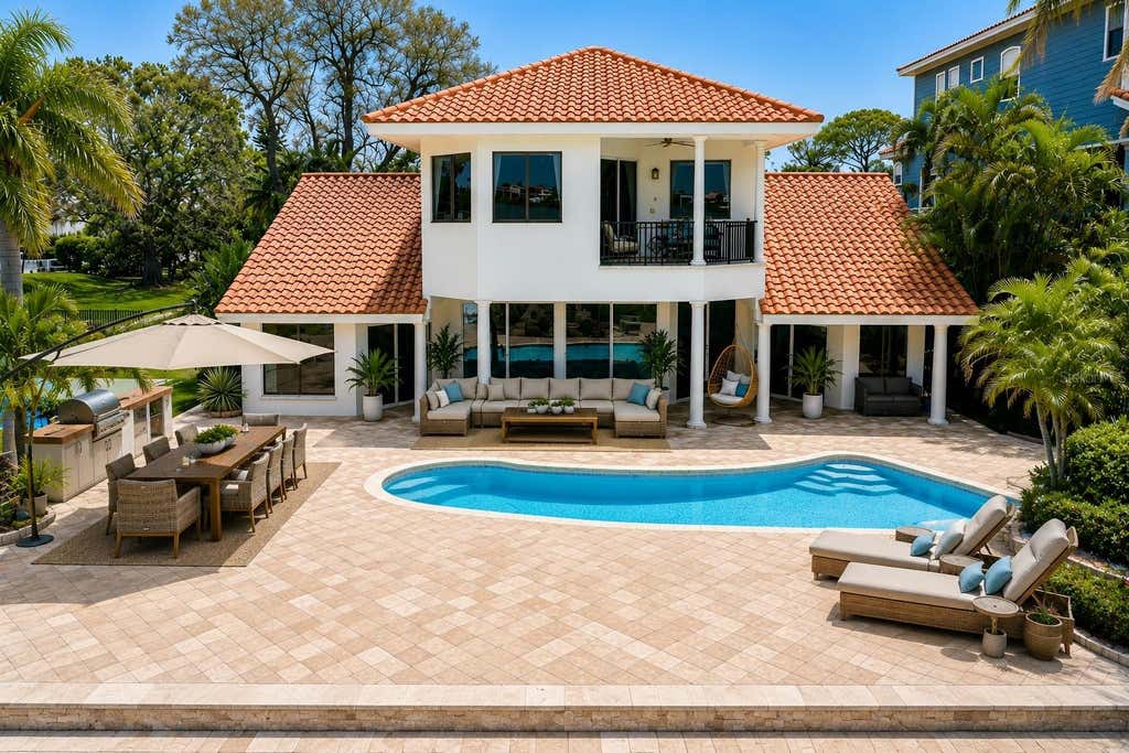 Photo of 1632 Sea Breeze Drive, Tarpon Springs, FL 34689 (MLS # TB8422614)