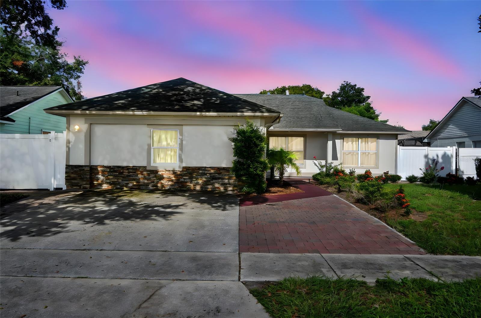 Imagine waking up in a home that blends comfort, convenience, and charm just minutes from vibrant Historic Sanford. Mornings start in your beautifully updated kitchen, where sunlight pours across the open floor plan as you sip coffee and plan the day ahead. Weekends are for entertaining. The seamless flow of upgraded vinyl flooring sets the stage for gatherings with friends, while the newly pavered backyard patio becomes the perfect spot for summer cookouts or evenings under the stars. The fully fenced yard gives you the privacy to relax, play, or garden, your own outdoor retreat. Need flexibility? The private 4th bedroom, with its own side entrance through the laundry room, is ready to become whatever your lifestyle calls for; an in-law suite, a dedicated home office, or even an income-producing rental. When you’re ready to head out, Sanford’s charm is right at your doorstep. Stroll the brick-lined streets downtown, enjoy craft breweries and boutique shopping, or take in the sunset along the scenic Riverwalk. And with easy access to SR-417, you’re just a short drive from Orlando’s theme parks or Florida’s beaches, the best of both worlds. Top-rated Seminole County schools make this an ideal place to plant roots, while the home’s modern updates mean you can simply move in and start living the lifestyle you’ve been looking for. This isn’t just a house, it’s a way of life. Schedule your showing today and make it yours!