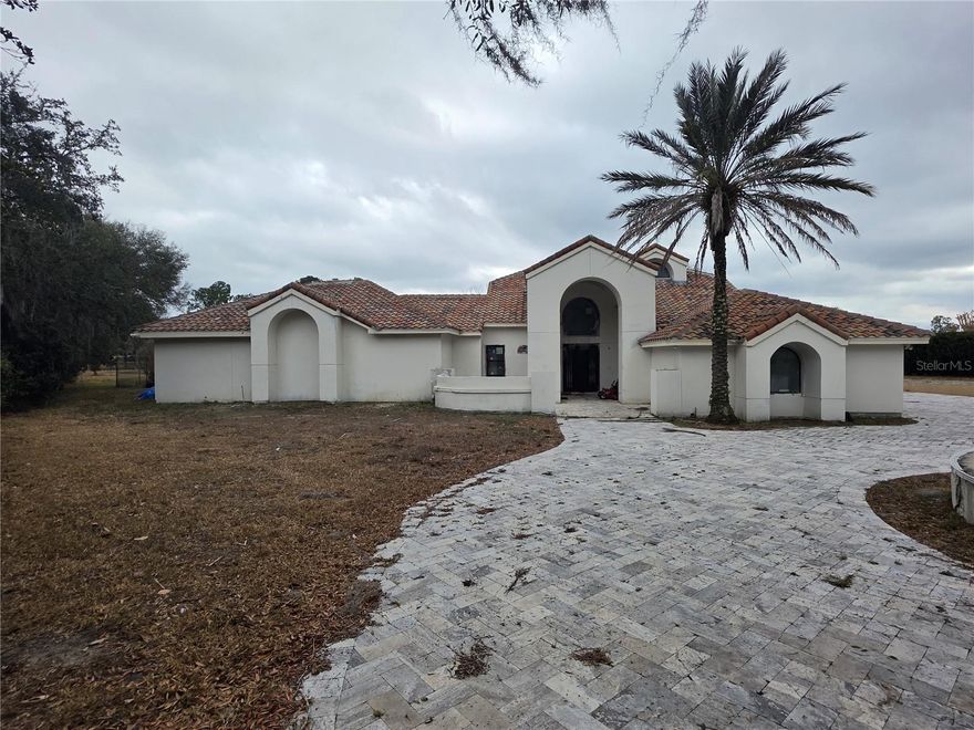Great opportunity to finish one of the biggest lots on the block. tennis court, 2 outdoor kitchens, brand new pool equipment, nano doors, newer tile roof, all materials inside of the house included.