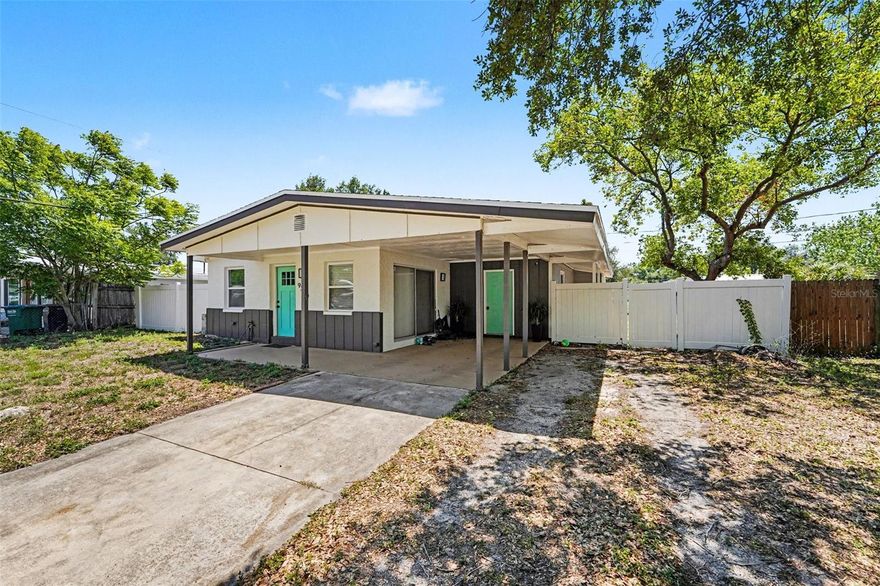A must-see, fully updated 4-bedroom block home in the highly desirable Seminole area! This move-in-ready property offers peace of mind with major upgrades already completed, including a new roof (2023), HVAC system (2024), and full re-plumbing (2024). Step inside to find updated flooring throughout, a beautifully renovated kitchen featuring granite countertops and stainless-steel appliances, and modernized bathrooms designed with style and functionality in mind. Every detail has been thoughtfully improved, making this home truly turnkey. Outside, enjoy a covered side porch, a spacious fenced backyard perfect for entertaining or pets, a carport, and a convenient storage shed. The oversized side yard provides ample space for boat or RV parking—an added bonus for Florida living. Ideally located just 25 minutes from Tampa International Airport and premier shopping and dining at International Plaza, this home offers the perfect balance of convenience and tranquility. Nestled on a quiet, family-friendly street, you’re also just minutes from top-rated Seminole schools and the beautiful Gulf beaches. Homes with this level of updates, flexibility, and prime location don’t last long—schedule your showing today!