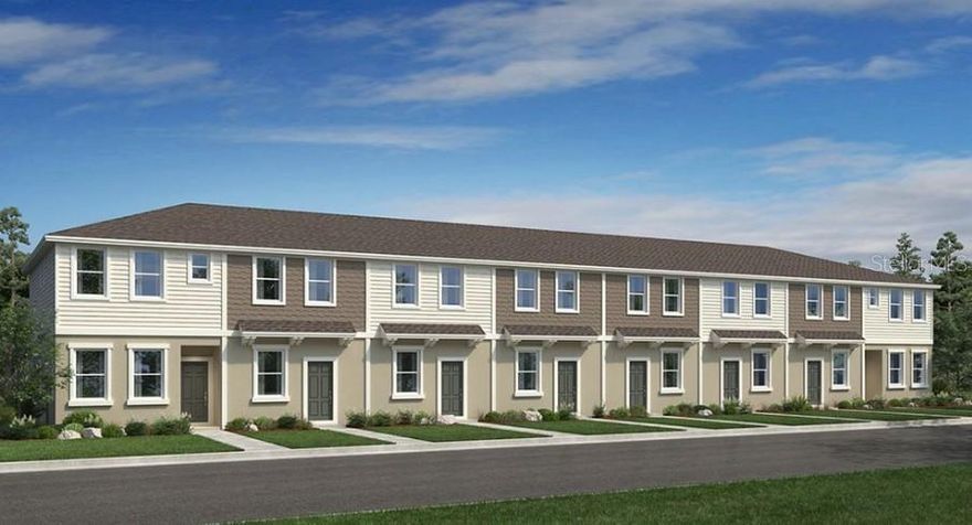 New Construction – Ready Now! Built by Taylor Morrison, America’s Most Trusted Homebuilder. Welcome to the Ivy at 8708 Daybreak Street in The Townhomes at Skye Ranch! This thoughtfully designed new townhome combines style and functionality with an open layout that maximizes every inch of space. At the front of the home, the kitchen features a spacious storage pantry and flows seamlessly into the dining area and great room, creating the perfect setting for gatherings. Step outside to your private patio for a breath of fresh air or a quiet moment of relaxation. Upstairs, the primary suite offers a peaceful retreat with its own en-suite bath, while an additional bedroom, full bathroom, and laundry area provide everyday comfort and convenience. Perfectly located at the intersection of Clark Road and Lorraine Road, Skye Ranch is one of Sarasota’s premier destinations for those who love to explore, experience, and enjoy life. This thoughtfully planned community preserves the natural beauty of the land, featuring grand old oaks, lush palms, forested wetlands, pristine lakes, and native wildlife, all creating a serene and picturesque setting for your new home. Additional Highlights Include: Extended tile flooring at great room, all appliances, washer and dryer, and whole house blinds. Photos are for representative purposes only. MLS#A4663148