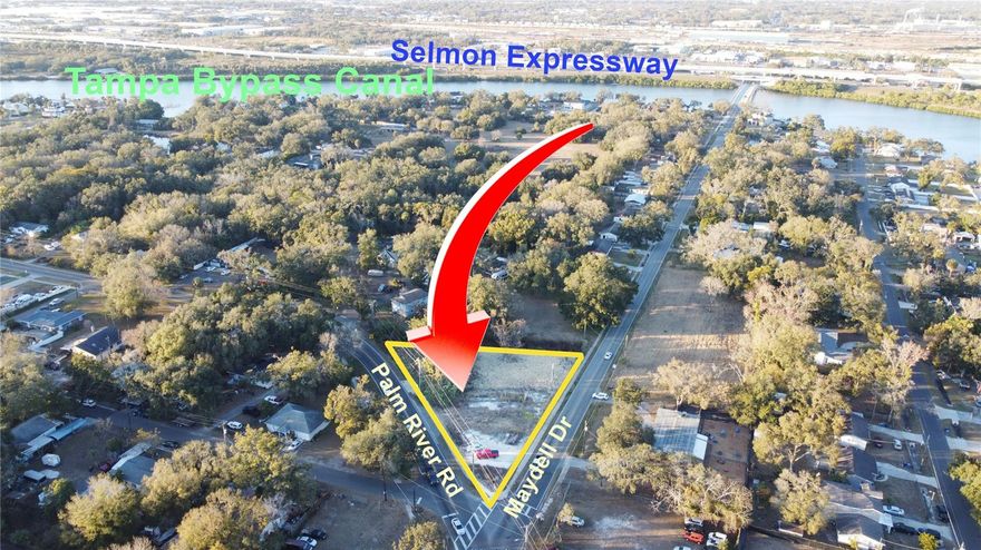One or more photo(s) has been virtually staged. Prime commercial land opportunity in Tampa’s Palm River area. This 0.73-acre (±32,000 SF) vacant parcel is zoned CN (Commercial Neighborhood) and features dual street exposure, offering excellent visibility and accessibility. Ideally located minutes from Downtown Tampa, cruise terminals, major highways, shopping centers, industrial corridors, and established business districts. NO HOA. Surrounded by existing commercial activity, making it well-suited for a business owner, investor, land-lease opportunity, or build-to-suit development. Convenient access to major roadways provides strong connectivity throughout Tampa and the surrounding areas. Buy and hold, lease, or develop - tons of possibilities. ALSO AVAILABLE FOR LEASE