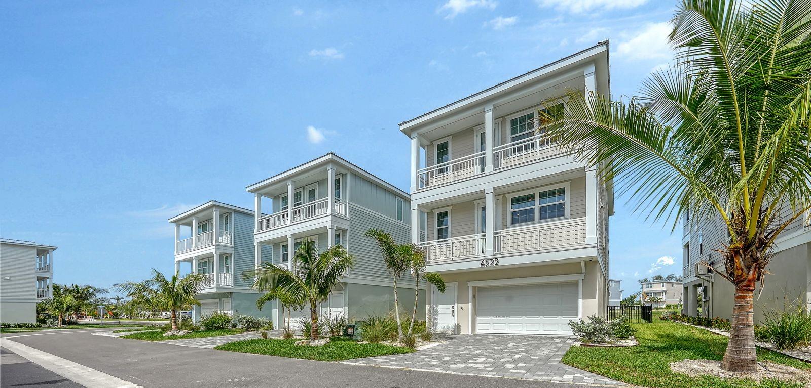 Pre-Construction. To be built. Experience the ultimate beach lifestyle (8 minute walk to beach) without the typical worries of coastal homeownership. Nestled in Hunters Point, just off Anna Maria Island, this hurricane-resilient home offers a rare opportunity to enjoy luxury, security, and sustainability in one of Florida’s most desirable locations. Designed for effortless living, this home is being offered fully furnished and requires minimal maintenance, with energy-efficient technology and storm-resistant construction in a community that has not had an insurance claim or water intrusion—even after the strongest storms in recent years. Spend less time worrying and more time enjoying the sandy beaches, boating, and waterfront dining just minutes away. Whether you're looking for a stress-free primary residence or a fantastic investment property with built-in peace of mind, this is a rare chance to own in a community where safety, convenience, and the beach lifestyle come together seamlessly. Developer is paying for a 3/2/1 buy down which includes a 4.75% interest rate for the first year or offering a credit if you should choose to purchase with no financing! Incentives include: Fully furnished home — move in hassle-free. Create your private oasis at no extra cost - enjoy lower payments in the first three years and step into one of the most innovative communities in the Country!
