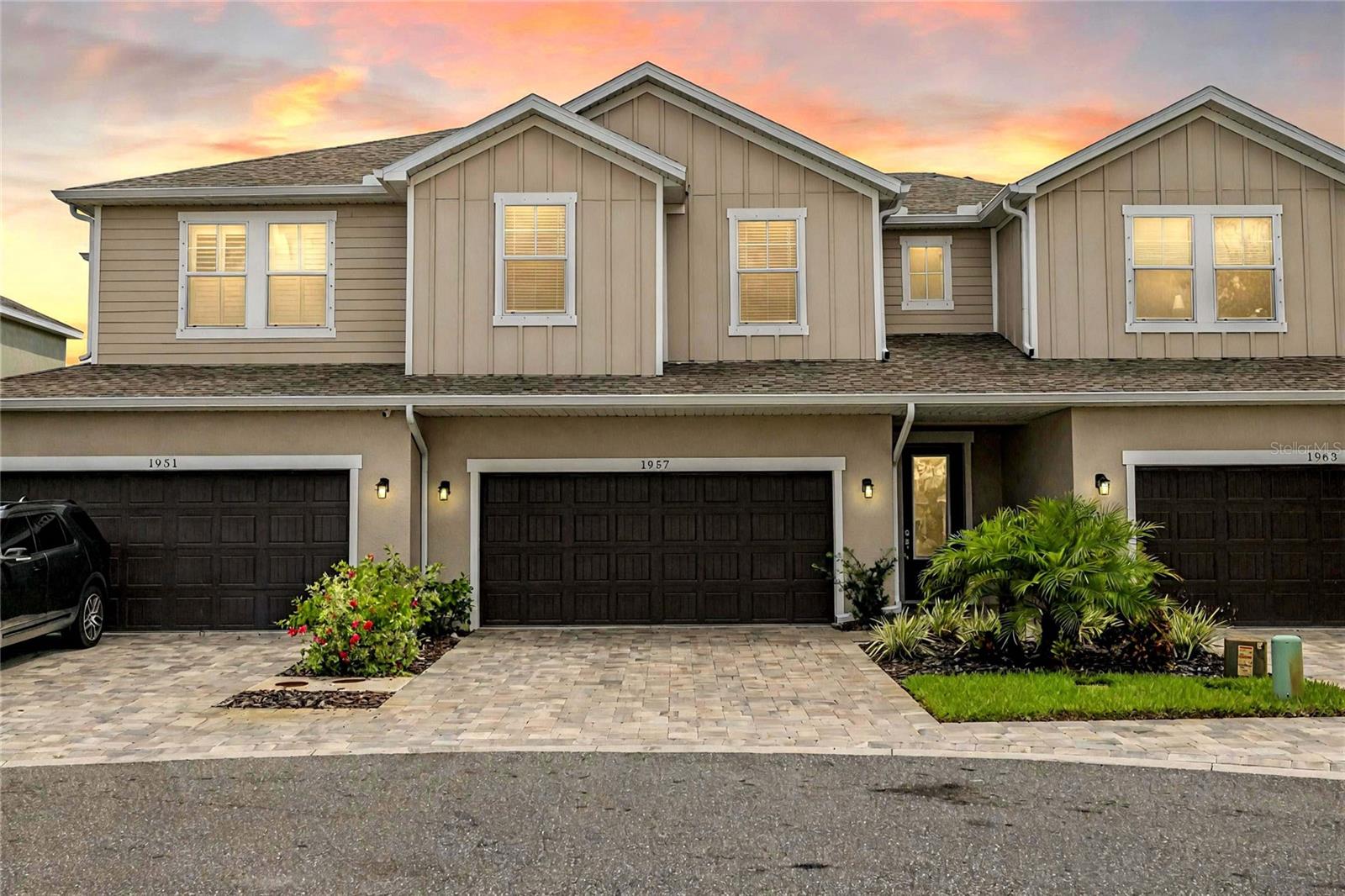 Welcome to your Palm Harbor dream home! Built in 2023, this gorgeous townhome combines sleek modern design with warm, inviting spaces made for everyday living and effortless entertaining. Step inside the vaulted ceiling foyer and you’ll instantly feel at home. A flexible first-floor bonus room and nearby full bath are perfect for guests, a home office, or game nights with friends.
The heart of the home is the open great room, where a show-stopping kitchen takes center stage—white shaker cabinets, sparkling Cambria quartz countertops, premium GE Profile appliances with induction cooktop, and an oversized island big enough for everyone to gather around. A sunny breakfast area invites long weekend brunches and lively evenings of cards or board games.
Upstairs, a spacious loft offers another hangout spot, while the serene master retreat pampers you with natural light, a huge walk-in closet, and a spa-style bath with double vanities and glass-enclosed shower. Two additional bedrooms and a full laundry room complete the picture.
With shops, dining, and the Gulf beaches just minutes away, this home offers more than just a place to live—it’s a lifestyle waiting to be enjoyed. Elevation certificate and FEMA Loma letter are in the attachments so NO FLOOD INSURANCE REQUIRED! Seller will contribute $5000 towards closing costs with an acceptable offer.