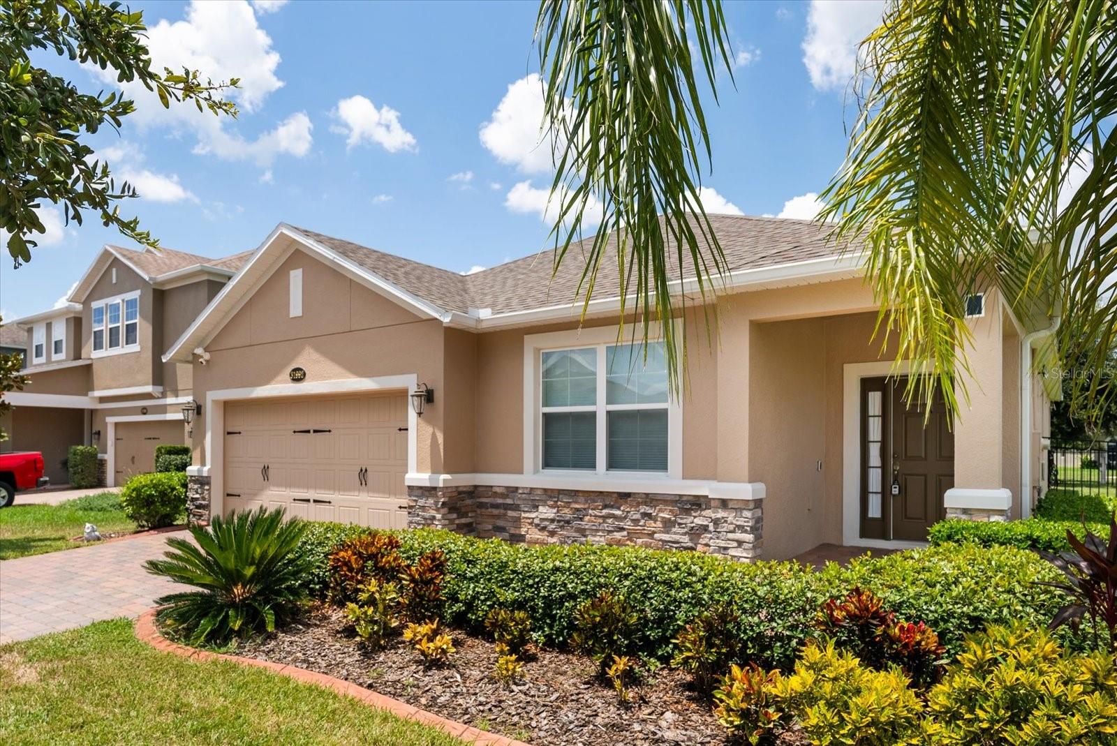 One or more photo(s) has been virtually staged. Welcome to the highly sought-after gated community of Serenity at Redtail! This remarkable 3-bedroom, 2-bathroom residence, constructed in 2017, boasts outstanding features and an open-concept design that perfectly suits modern living.
Upon entering, you'll be welcomed by a spacious and upgraded interior, complete with a gourmet kitchen featuring stainless steel appliances, a built-in stovetop and double oven, and a large island that’s perfect for entertaining. You'll also find a Family Room or a Private Home Office, complete with French Doors for added privacy.
Beyond the kitchen and expansive Great Room, there are two generously sized bedrooms, a full bathroom, a large linen closet, and a built-in desk—ideal for a home office or study area.
The thoughtfully designed split floor plan provides privacy, with the oversized primary suite thoughtfully positioned for comfort. This suite features a walk-in closet and a luxurious en-suite bathroom with both a separate shower and a soaking tub.
Embrace the Florida lifestyle in the screened lanai and spacious fenced backyard, perfect for relaxation or entertaining guests. Don’t miss out on this opportunity—schedule your private showing today!