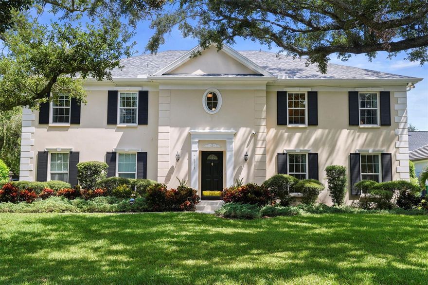 Welcome to 4913 Andros Dr., a Culbreath Isles Classically Elegant 4448SF Colonial set on a gorgeous 104
x 117 treed lot in TAMPA’S TOP GUARDED & GATED COMMUNITY. Home never lost power or flooded
during the recent hurricanes. This 5BR plus Office residence offers room for a luxury primary suite with
separate office or gym and room for his and her dressing area. The home features formal living & dining
room, Ralph Lauren styled family room, plus sun filled play room off the kitchen overlooking gorgeous
pool and green space. New roof and mostly new windows add to the value. You are minutes to Tampa’s
top public and private schools, world class shopping, restaurants, downtown, TIA and the country’s top
beaches.