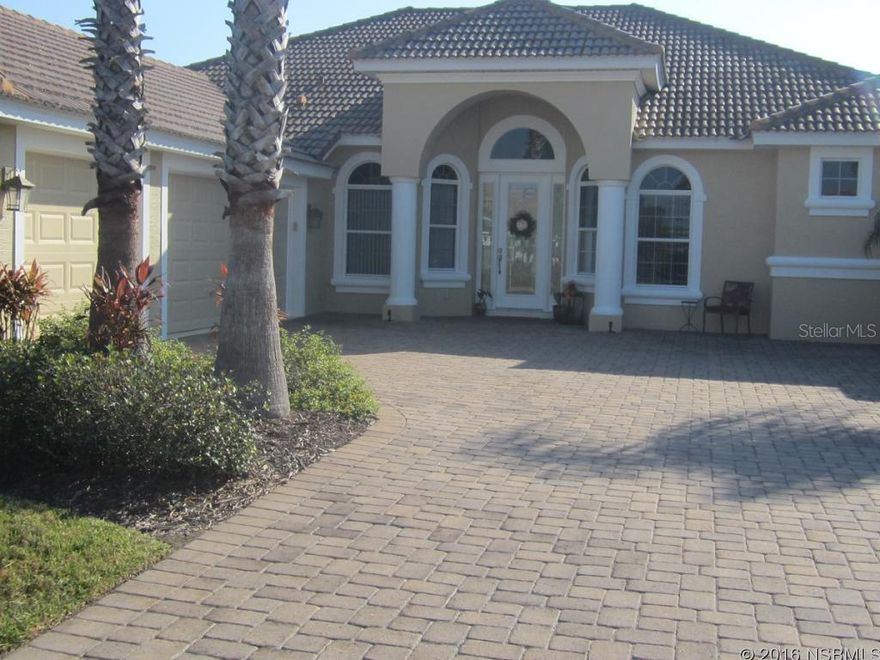 Sought after Maribella community in Venetian Bay. Community features include tile roofs, paver drives, large home sites. This pool home is over 2400 s/f with 4 bedrooms, 3 baths and a Flex Room with closet that could be a 5th bedroom. 3 Car Garage with freshly painted epoxy floor..  Crown molding in all main areas including bedrooms. Custom coffered ceiling and floor tile in Living Room. Kitchen with granite counters, wood cabinetry, task lighting, pendant lighting over Breakfast bar. Laundry Room with lots of extra storage and cabinetry, tub sink, sun tunnel. Screen enclosed Pool is 15x30 with water fall feature. Spacious covered lanai with t.v prewire. Freshly painted exterior, etched glass front door, lush landscaping with accent lighting. Well maintained, turn key condition, great value, must see. ;Water: City