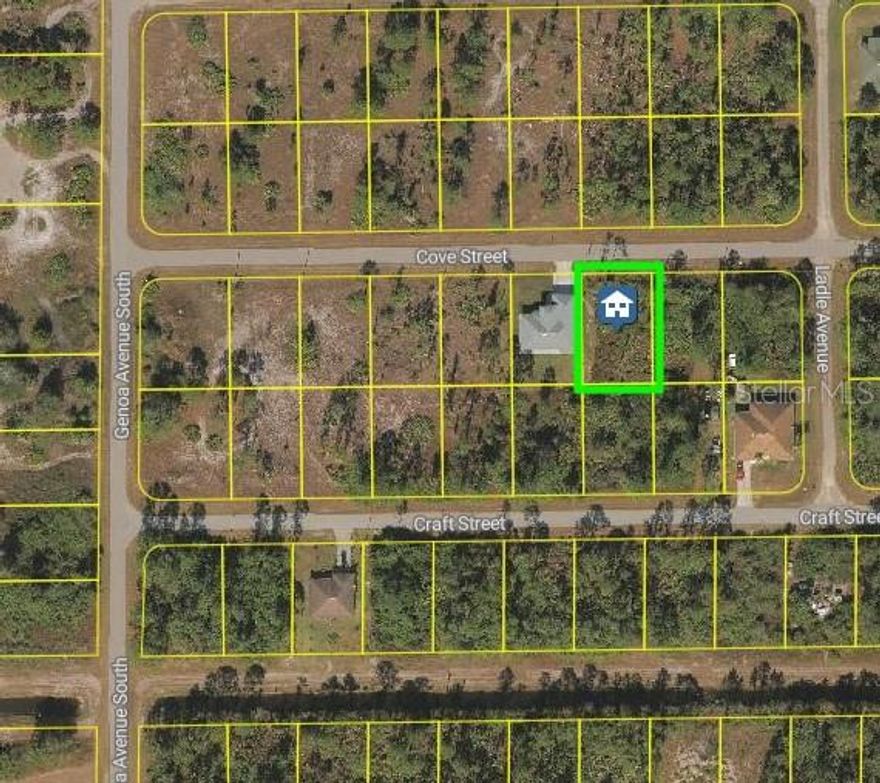 Paved road, 80x125 (˜0.23 ac) in growing Lehigh Acres. No HOA/CDD. Easy access to SR-82/I-75, shopping and schools. Cash offers preferred; quick close welcomed. Buyer to pay title. Build your dream home or invest in Florida’s fast-growing market! This 80x125 ft vacant lot in Lehigh Acres offers approximately 0.23 acres (10,000 sq ft) of cleared land in a residential neighborhood with easy access to shopping, schools, and main roads. No HOA and no CDD fees – enjoy the freedom to design the property your way. Convenient location with quick access to SR-82, I-75, and just a short drive to Fort Myers, beaches, and Southwest Florida International Airport (RSW). Don’t miss this affordable opportunity to secure your piece of Florida living!