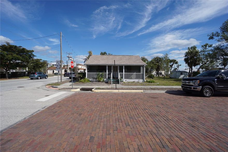 This property is being sold as vacant land and is one of the best lots available in all of downtown Punta Gorda. It is a multi-use lot that is zoned for commercial, multi family or residential. Because of this zoning, the lot can be build up to 90 percent of the lot surface as long as it follows code and set backs. Normal lots are only 60 percent. This lot also has one of the very few easement roads behind the lot so this has the potential to have a garage entrance door on either Goldstein or the access alley AND OR BOTH!!! You can see this alley on pictures 7 and 8. This entrance comes off of West Olympia and is shared with the owners of the properties on the other side. Normal lots simply back up to another home. You could literally have a drivethrough garage if you build up and have a second story structure. This lot can also be bought with the lot right next door at 308 Goldstein and you can literally entertain owning the entire corner. So try and consider all the possibilities then. You would literally be 1 block from Downtown Punta Gorda and all it has to enjoy and 2 blocks from the Charlotte Harbor. The Saturday morning farmers market is always a local favorite. Multi places around town to put the wave runner or boat in the water. 8 golf courses all within a 20 minute drive for all you golfing enthusiast. A miles long walking and biking paths along the Charlotte Harbor is hard to beat. So many unique and historical sites to visit while walking around downtown. All different types of restaurants present you a variety of cuisines to choose from and of course, your favorite sports bar or pub to get together with friends to cheer on your favorite teams. Then of course, all the pickleball courts around town including the pickleplex where you can enjoy league play or tournaments.