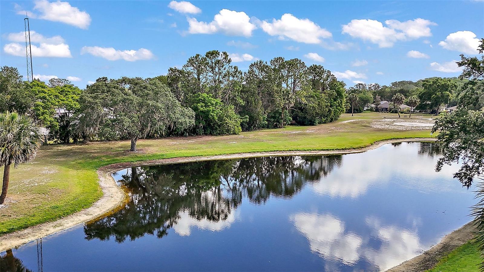 The Baytree 55+ community in Tavares is one of the most desired addresses, offering the perfect location to shopping, dining, and lakefront activities! Known as America’s Seaplane City, Tavares is golf cart friendly, making it a fun ride to the waterfront restaurants, park, and walking paths along Lake Dora. Festivals and water sporting events throughout the year are fun activities, and nearby downtown Mount Dora has a nice selection of outdoor dining, art, boutiques, coffee shops, and more than 20 parks to explore! From the beautiful entrance to the Baytree neighborhood with tree lined streets and manicured landscaping, you can enjoy a stroll on the sidewalks, chat with neighbors, or walk to the community pool and clubhouse. With a low-maintenance villa lifestyle, you have more time to enjoy your hobbies, travel, or begin your next chapter of life in Florida! Lawn maintenance is done for you, so take that off your to-do list and start enjoying your new home and community in Baytree! A lovely glass door welcomes guests to your cozy villa! The tidy kitchen with updated granite counters makes for easy meal preparation and is open to the dining area and living room. Easy care luxury vinyl plank floors throughout the home will work well with any décor! Enjoy the views of the greenspace and pond from the screened-in back porch with your favorite beverage. Each bedroom has an en-suite bathroom, and nice closet storage space. The primary bedroom overlooks the rear green space and has a walk-in shower. The secondary bedroom faces the front of the property and has a tub/shower. The front door and garage access door were recently replaced, the roof in 2022, and the HVAC in 2020. Step out the front door to the garage access door where the laundry area is located, and the 1-1/2 car garage could accommodate a golf cart! The Seller is offering a 13-month home warranty to the new owner as well!