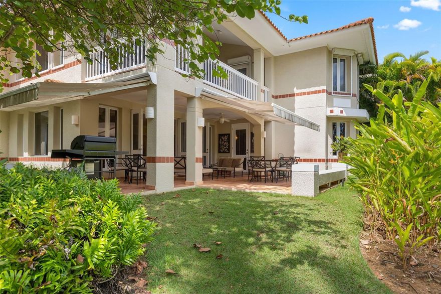 Fractional Ownership. Nestled in the heart of the luxurious coastal community of Dorado Beach Resort & Club, this first-floor residence at The Greens offers an unparalleled blend of tranquility, comfort, and limitless potential. As you approach this private oasis, you'll be immediately captivated by its charming façade, surrounded by lush greenery that provides a sense of seclusion and serenity.

Spanning an expansive 3,338 square feet, this spacious home boasts open-concept living spaces with large windows that flood the space with natural light and picturesque views of the surrounding landscape. The layout has been thoughtfully crafted to ensure a seamless flow, catering to both everyday living and effortless entertaining. Relaxation awaits just a short stroll away from the beach and Mata Redonda Lake. The gentle sound of the waves and the warmth of the sand beneath your toes will become your daily, blissful escape.

For those who enjoy staying active, The Greens community offers a private pool and tennis courts, perfect for a friendly match or a refreshing swim on a sunny day. Moreover, by becoming a member of the Club, you'll have access to a wide range of exclusive amenities and activities within the Resort. Whether you love golfing, dining at fine restaurants, working out in state-of-the-art fitness centers, playing racquet sports like pickleball, paddleball, or beach tennis, or diving into an extensive water sports program, we have something for everyone to enjoy.

This home provides the convenience of two dedicated parking spaces, guaranteeing a secure spot for your vehicle at all times. With incredible potential for customization to align with your personal style and preferences, this residence invites you to transform it into your own sanctuary. Envision elevating this already remarkable space to reflect your unique tastes and aspirations.

This is more than just a residence; it's an invitation to experience luxury living at its finest in a charming and cozy environment. Located near the beach with plenty of amenities in Dorado Beach Resort & Club, this property offers you a life of comfort, luxury, and endless possibilities.