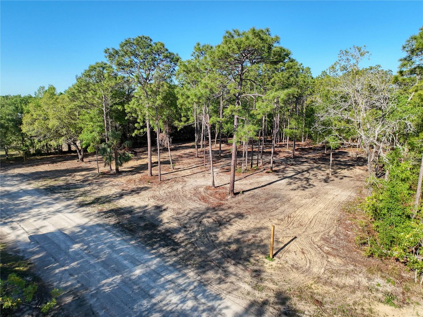 Discover the perfect canvas for your dream home in the desirable Royal Highlands section of Hernando County! This exceptional vacant land offers an expansive 30,000 square feet, just shy of 3/4 of an acre, providing ample space for your vision. Clearing Savings: Half of the trees have already been cleared, saving you thousands in potential land preparation costs. Privacy: Located at the end of a quiet dead-end street, ensuring peace and tranquility. The adjacent property to the right is owned by the Southwest Florida Water Management District (SWFWMD), guaranteeing no homes can be built there, providing added privacy and natural beauty. Convenient Location: Just 3.5 miles from the Suncoast Parkway via Centralia Rd, offering easy access south to Tampa, St. Petersburg, and Clearwater. Come explore the potential of this beautiful lot and envision the home you’ve always wanted. Whether you're looking to build a permanent residence or a vacation getaway, this property offers the perfect setting to bring your plans to life. Don’t miss out on this unique opportunity in Royal Highlands before the lagoon is built and property value goes up.