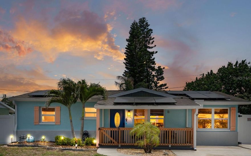 Welcome to this beautifully updated 3-bedroom, 2-bath pool home in the heart of Pinellas Park! Offering a desirable split-bedroom floor plan, block construction, and a fully fenced backyard, this home combines comfort, functionality, and Florida outdoor living.

The backyard is designed for entertaining with a gorgeous pool installed in 2022, covered patio space, and plenty of room to relax, grill, or gather with friends and family. Inside, you'll find updated kitchen and bathrooms completed in 2021, featuring solid surface countertops and modern finishes throughout. An indoor laundry room adds convenience, while the storage shed provides additional space for tools, hobbies, or outdoor equipment.

The spacious primary suite features an ensuite bathroom and dual closets, creating a comfortable private retreat separate from the guest bedrooms.

Major system updates provide peace of mind, including a new roof in 2019, solar installed in 2021, HVAC system and ductwork replaced in 2021, and water heater installed in 2023. Seller may consider paying off the solar system at closing with an acceptable offer.

Located in Flood Zone X with no HOA, this centrally located home offers easy access to shopping, dining, entertainment, and commuting routes throughout Pinellas County. Conveniently located near The Shoppes at Park Place, Publix, Target, restaurants, theaters, and additional retail destinations, with quick access to both St. Petersburg and Tampa.

Move-in ready and packed with updates, this Pinellas Park pool home is the perfect blend of indoor comfort and outdoor Florida lifestyle.