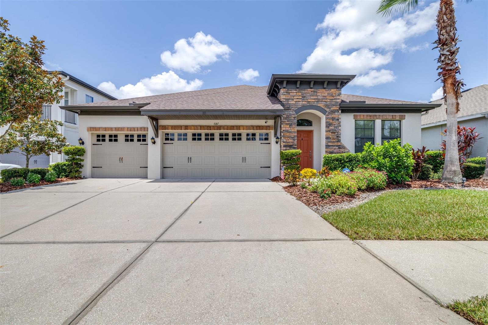 Get ready to fall in love with this gorgeous, single-story gem in the vibrant community of Watergrass! Bursting with updates and loaded with charm, this home offers the perfect blend of style, function, and comfort, all wrapped into one beautifully maintained package. Owned by just one homeowner since it was built in 2013, this home has been thoughtfully updated and is ready for you to move right in and start living!
Step inside to find a wide open floor plan with tile floors throughout the main living areas, soaring tray ceilings, and a fresh, neutral interior that feels bright and inviting. The heart of the home is the stunning gourmet kitchen featuring granite countertops, a spacious walk-in pantry, a butler's pantry, and tons of storage, perfect for everything from busy weekday meals to weekend entertaining. Just off the kitchen is a formal dining room, ideal for hosting holiday gatherings, dinner parties, or simply enjoying a sit-down meal with the family.
The triple split-bedroom layout offers privacy for everyone. Bedrooms 2 and 3 share a stylish bathroom, while the luxurious primary suite is tucked away with a massive walk-in closet, garden tub, and a spa-like walk-in shower with held shower heads. There's even a separate office up front, ideal for working from home, creative projects, or a quiet retreat.
Outside, your own private paradise awaits! Enjoy peaceful conservation views from your oversized screened and extended lanai, added in 2023, overlooking a fully fenced backyard with mature landscaping and room to relax or play. The backyard is a true retreat, and whether you're hosting a barbecue or sipping your morning coffee, this space is built to enjoy.
The extras don't stop there is new carpet in the bedrooms (2022), exterior paint (2022), freshly painted interior, and thoughtful features like faux wood blinds throughout, French drains on both sides of the home, and a motorized shade for the sliding glass door (to be installed before closing). The garage is a dream come true with epoxy floors, a wall-mounted storage system, cabinets, and ceiling storage, all installed in 2022.
The spacious laundry room has been upgraded with a sink and extra cabinetry to make chores a breeze. The roof was checked in 2024 and is in great shape, with no hurricane damage.
Watergrass is a master-planned community in a prime location, just minutes from top shopping spots like Tampa Premium Outlets, The Shops at Wiregrass, The Grove and Krate, plus amazing dining, medical facilities, and AdventHealth Center Ice. You're less than a mile from a brand-new Publix and Starbucks, and with easy access to I-75 via the Overpass Road interchange, you?ll have a smooth commute to downtown Tampa, MacDill AFB, St. Pete, and beyond. Even the Gulf beaches and Orlando theme parks are just a drive away.
Don't miss your chance to own this exciting, move-in ready home in one of Wesley Chapel's most connected communities, schedule your showing today!