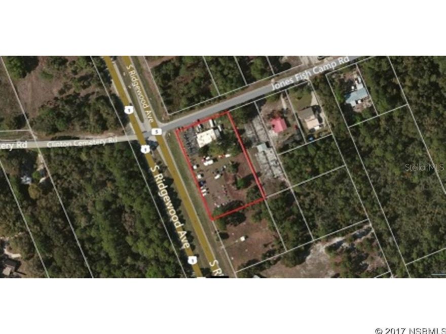 Potential and flexibility in conjunction with prime location make this B-5 zoned Heavy Commercial property priceless. Your business could range from Engine repair, liquor/hardware store, warehouse, light manufacturing, veterinary, medical, or dental clinic, nightclub, bar or tavern. See attached B-5 Classification Code from Volusia County. Call today and your business would be located on a prime corner lot which offers 300 ft of frontage on US 1 and another 200 feet of frontage on Jones Fish Camp Rd. This busy corner has an estimated FLDOT daily traffic count of over 6,800 trips per day. ;Water: City